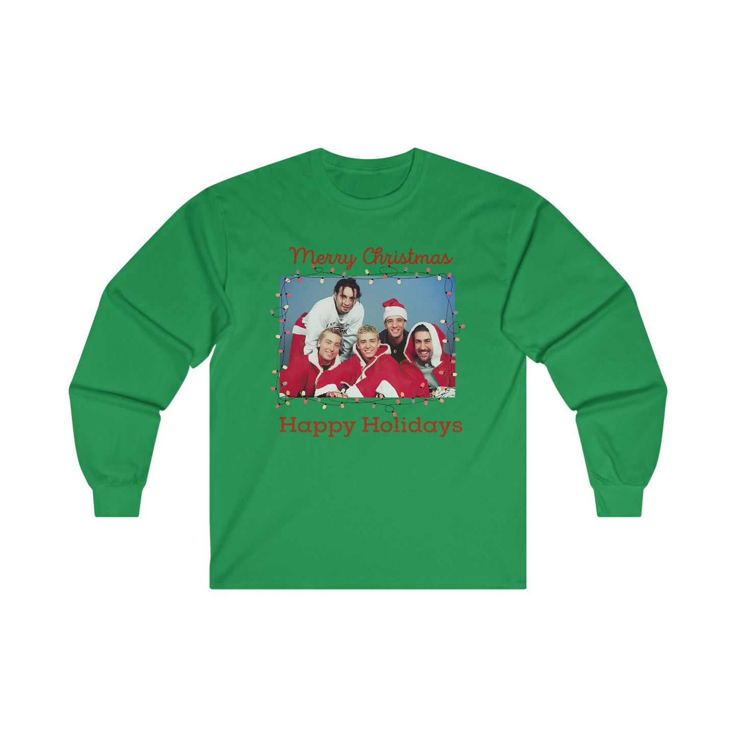Merry Christmas and Happy Holidays Ultra Cotton Long Sleeve Tee CYOT