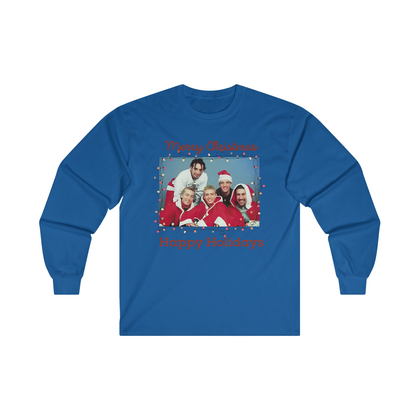 Merry Christmas and Happy Holidays Ultra Cotton Long Sleeve Tee CYOT