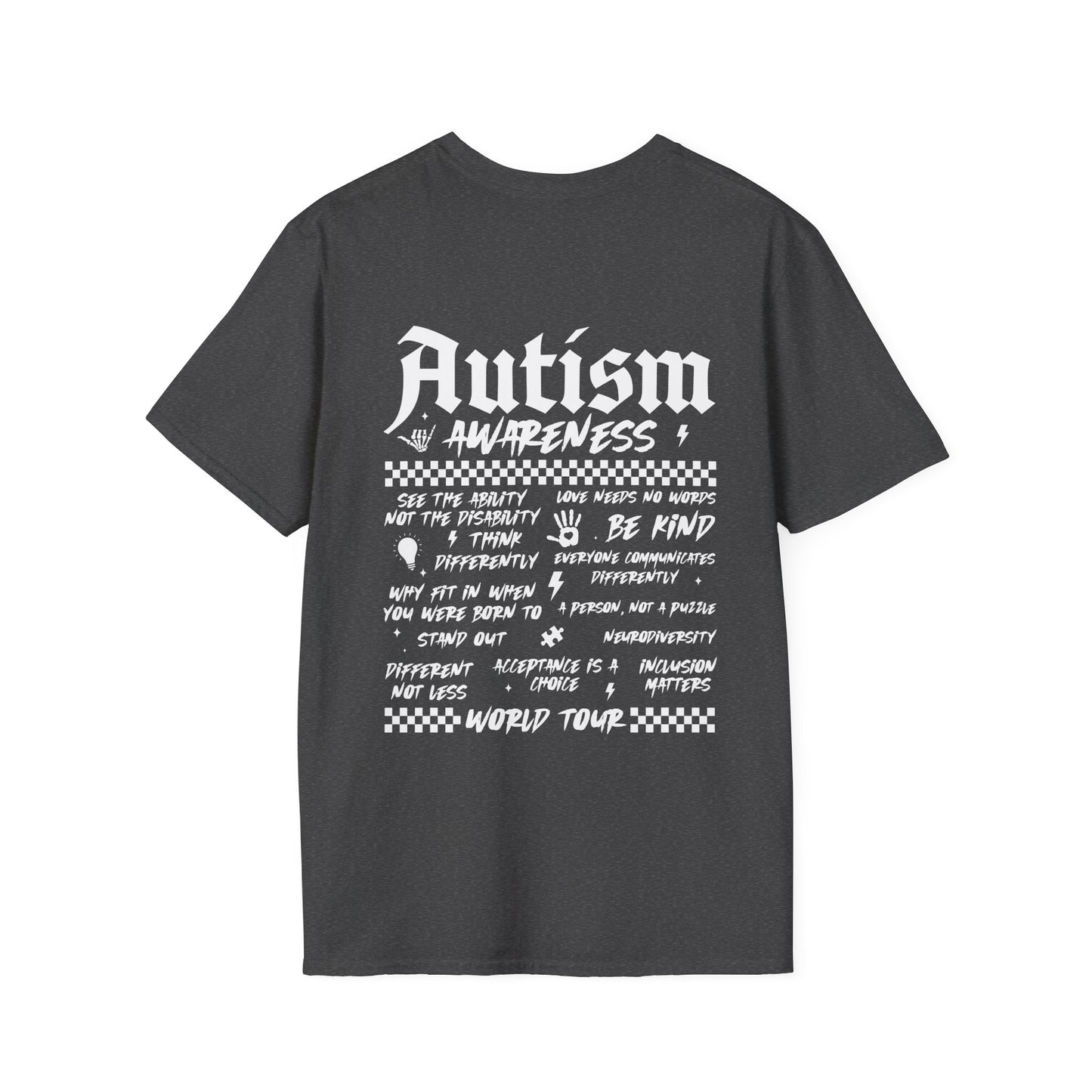 Autism World Tour F/B Softstyle T-Shirt