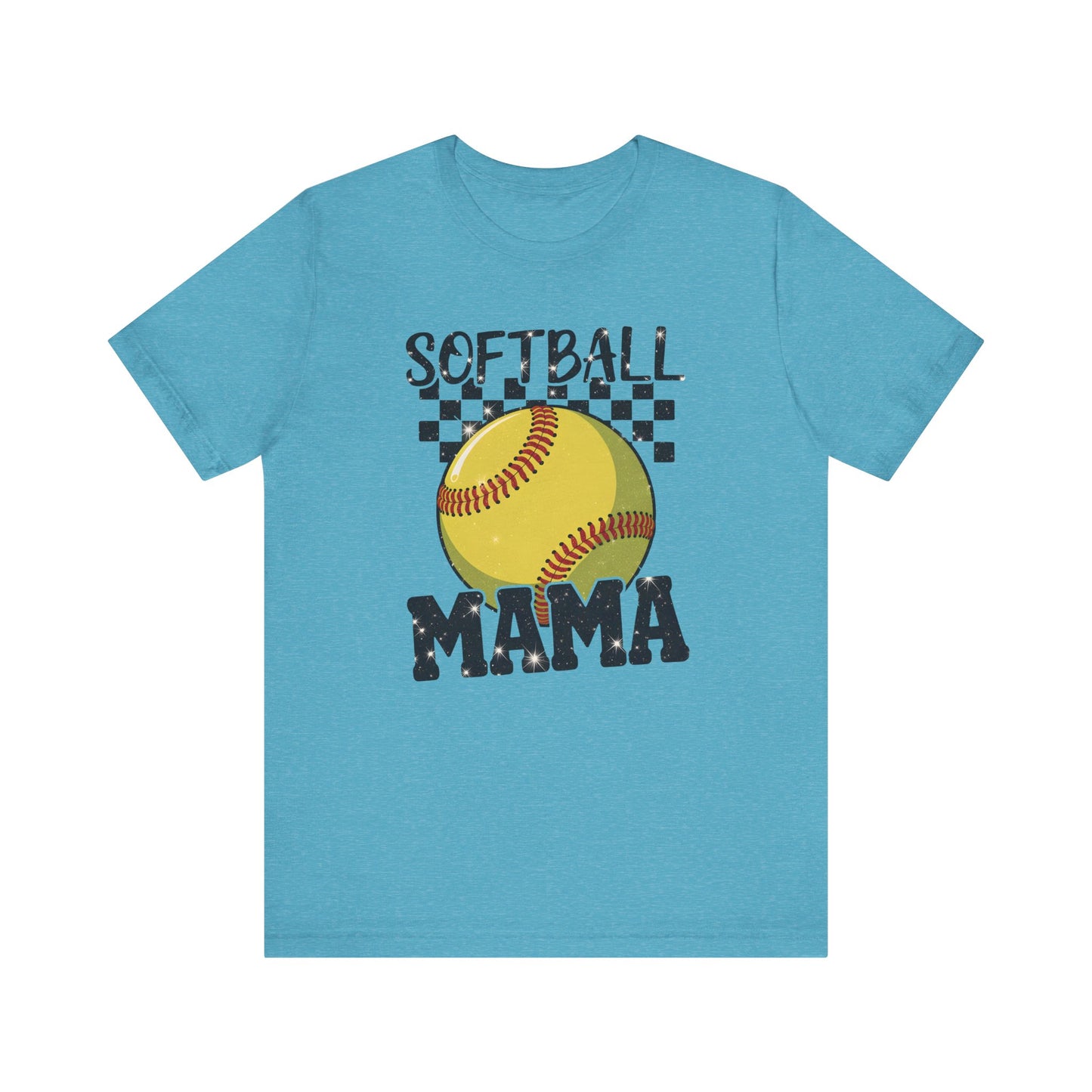 Softball Mama Jersey Short Sleeve Tee