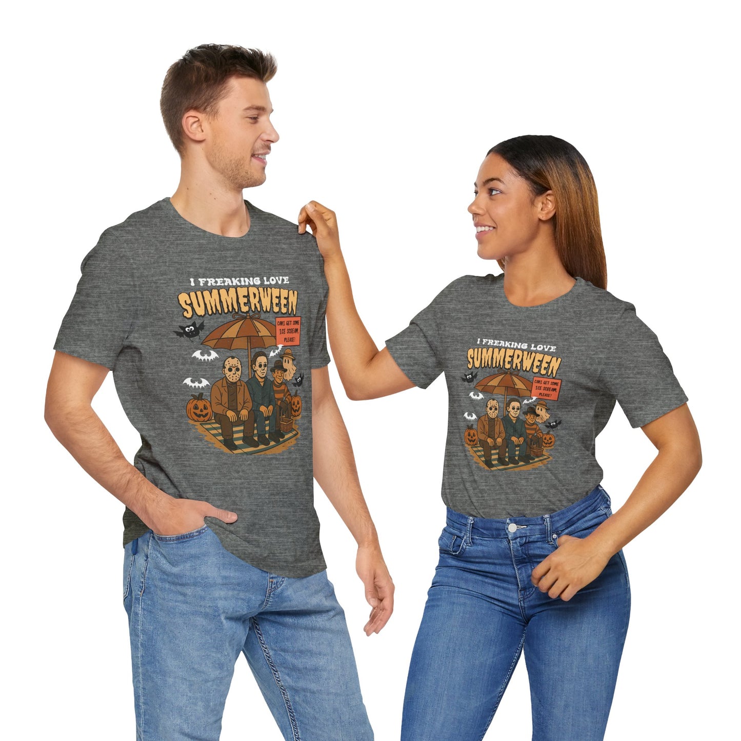 I Freaking Love Summerween Jersey Short Sleeve Tee