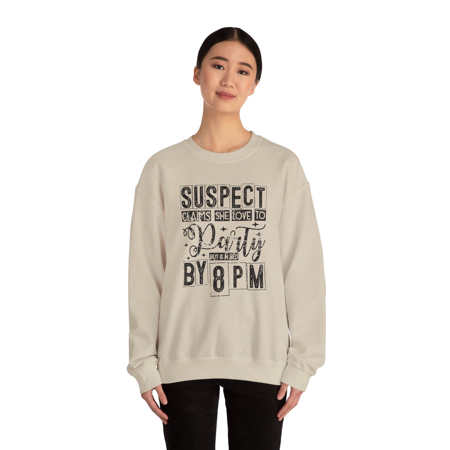 Suspect Claim To Love To Party Heavy Blend™ Crewneck Sweatshirt
