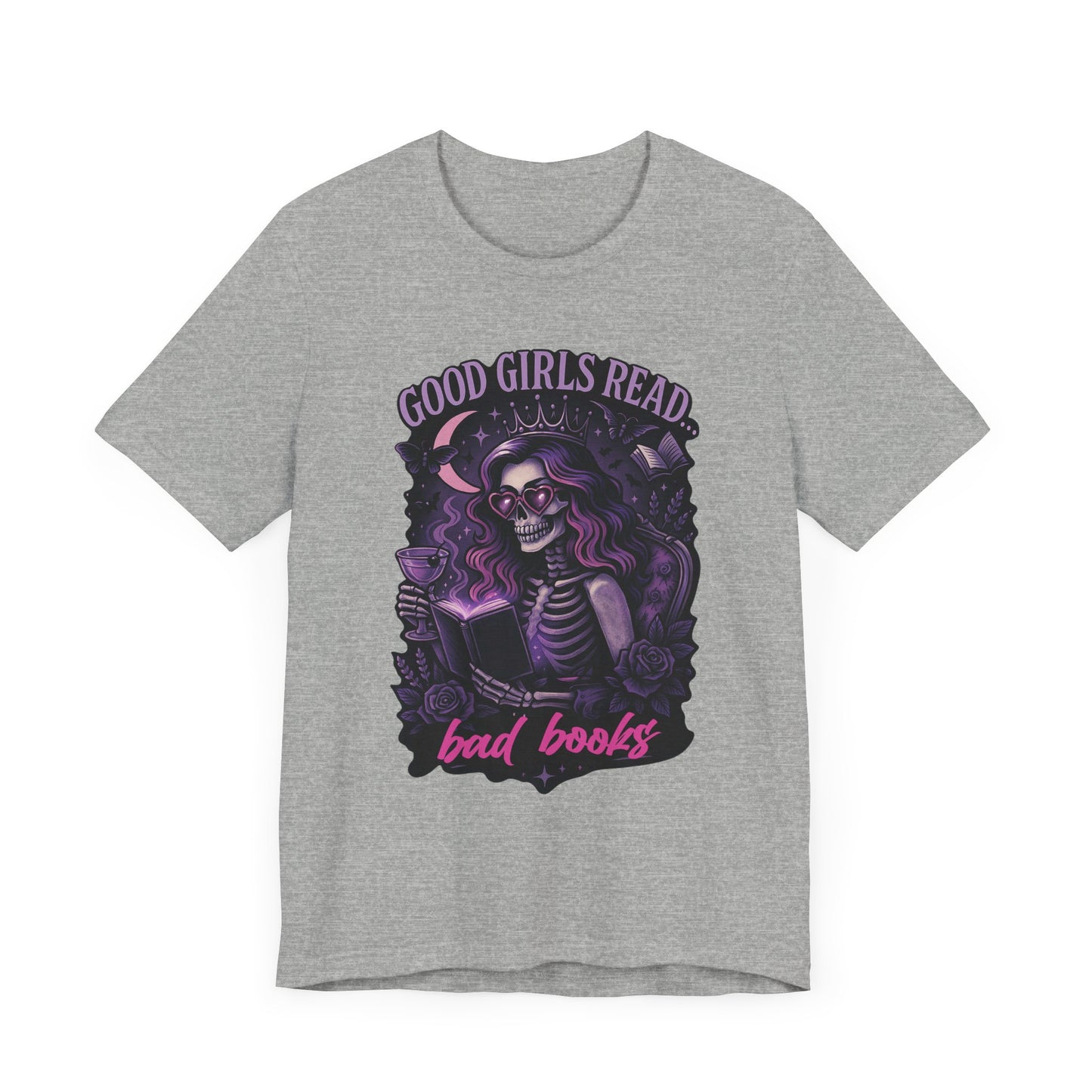 Good Girls Read Bad Books Jersey Short Sleeve Tee