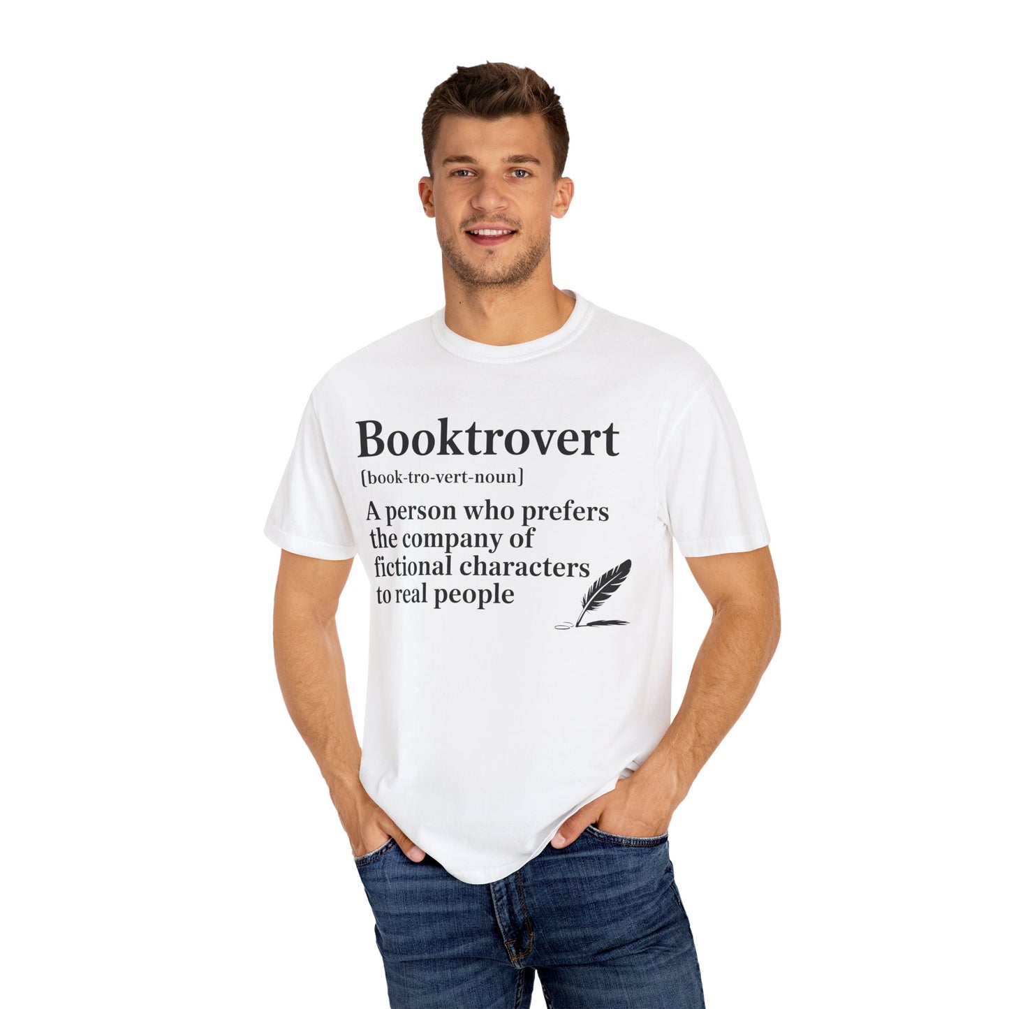 Booktrovert Garment-Dyed T-shirt