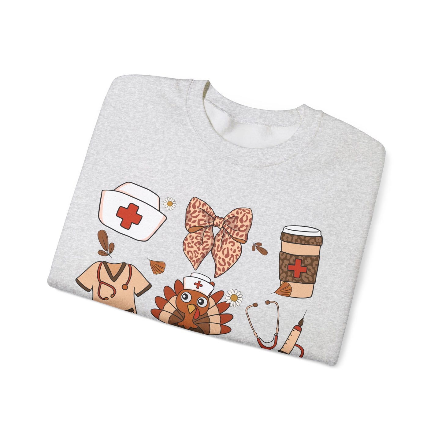 Nurse Turkey Heavy Blend™ Crewneck Sweatshirt