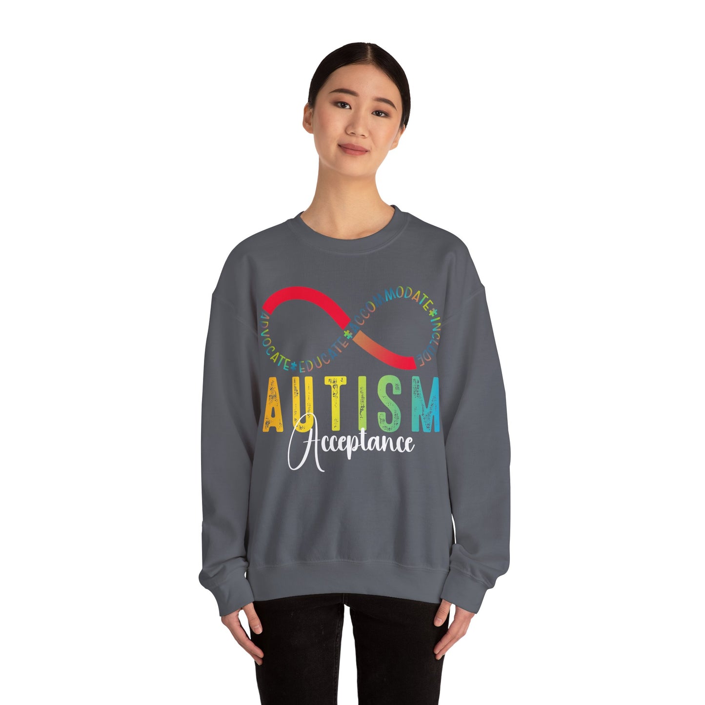 Autism Acceptance Heavy Blend™ Crewneck Sweatshirt