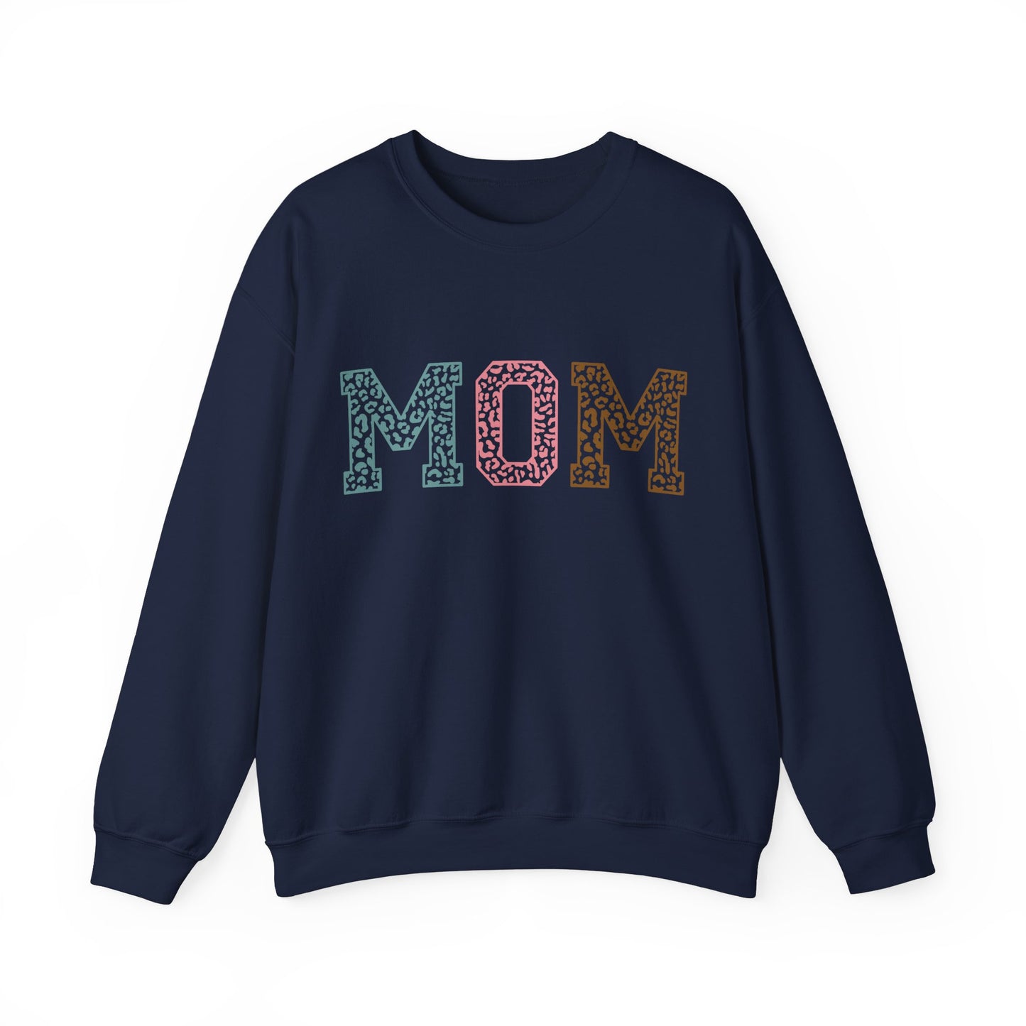 Leopard MOM Heavy Blend™ Crewneck Sweatshirt