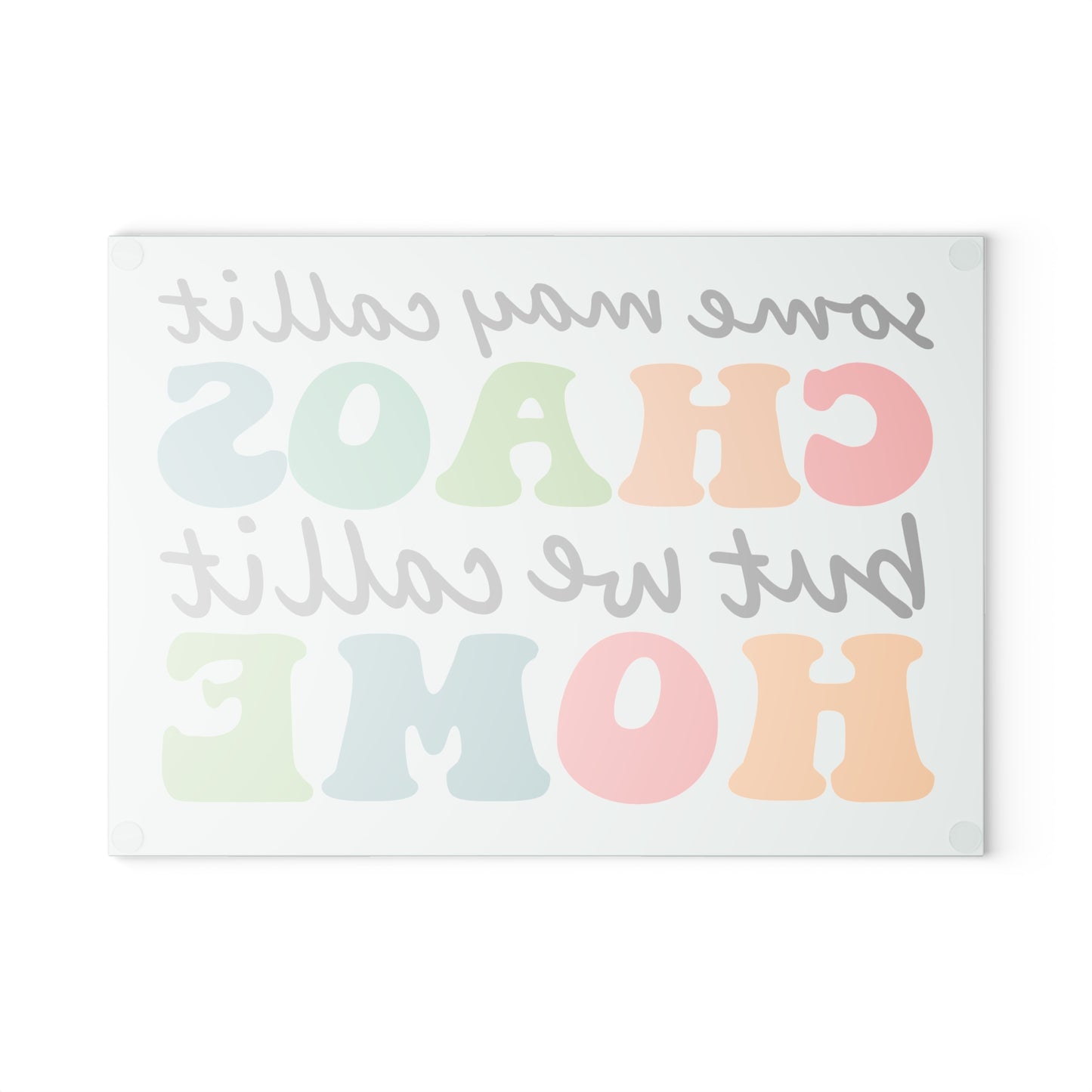 Call It Home Glass Cutting Board