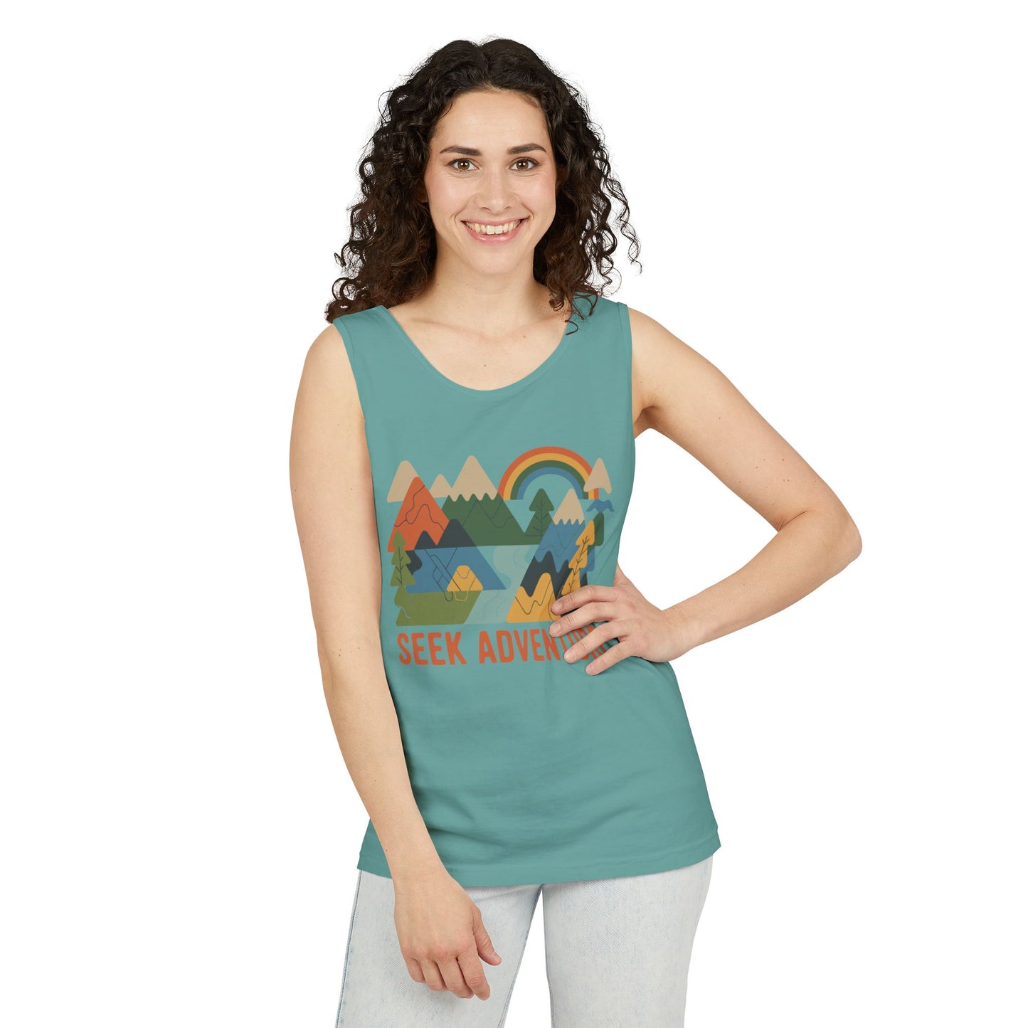 Seek Adventure Garment-Dyed Tank Top
