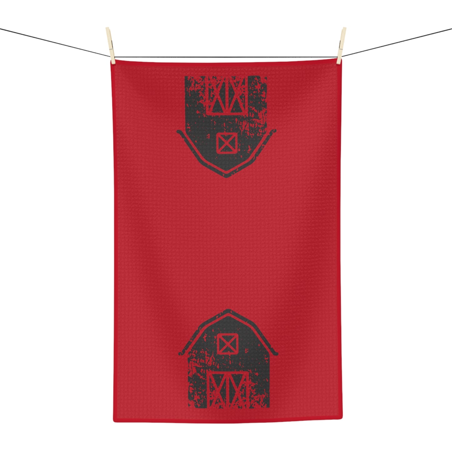 Barn Red Soft Tea Towel