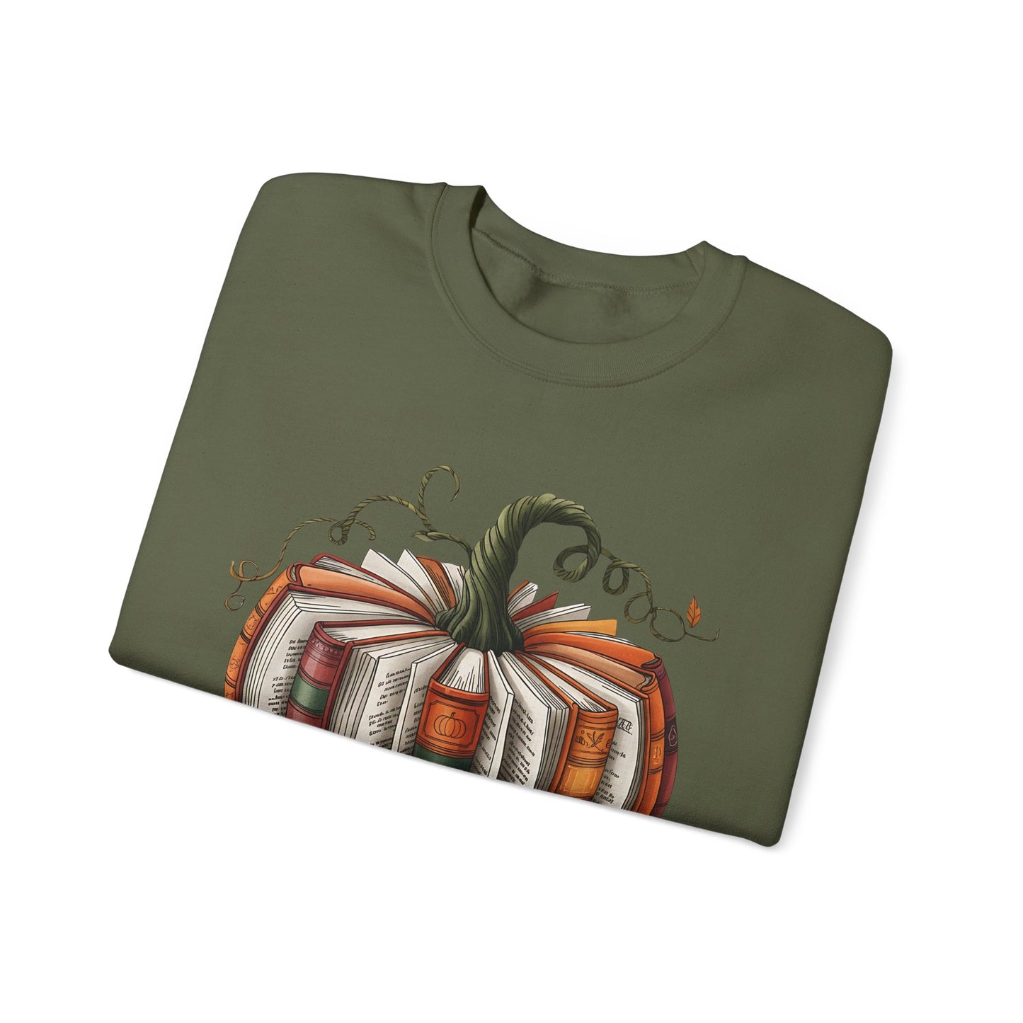 Book Pumpkin Heavy Blend™ Crewneck Sweatshirt