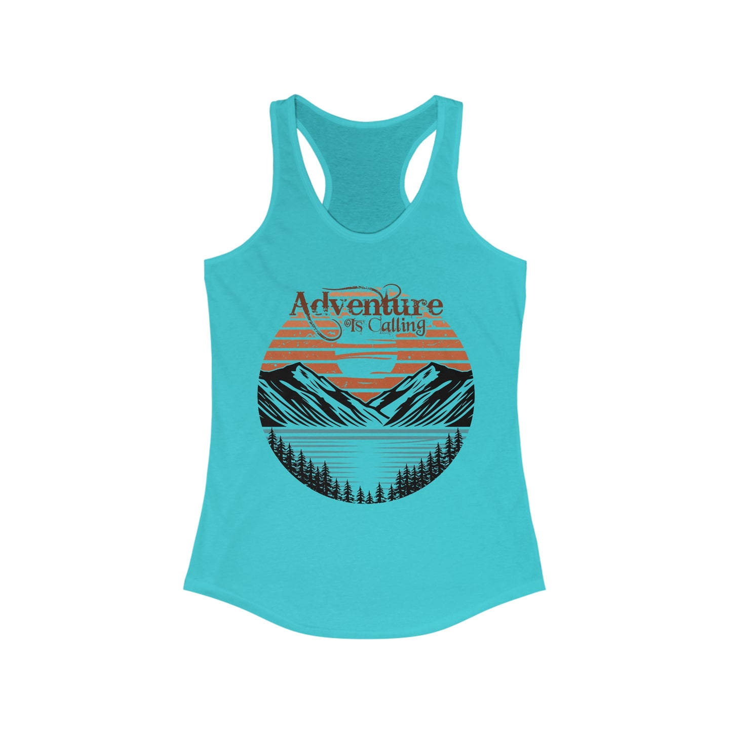 Adventure Is Calling Women's Ideal Racerback Tank