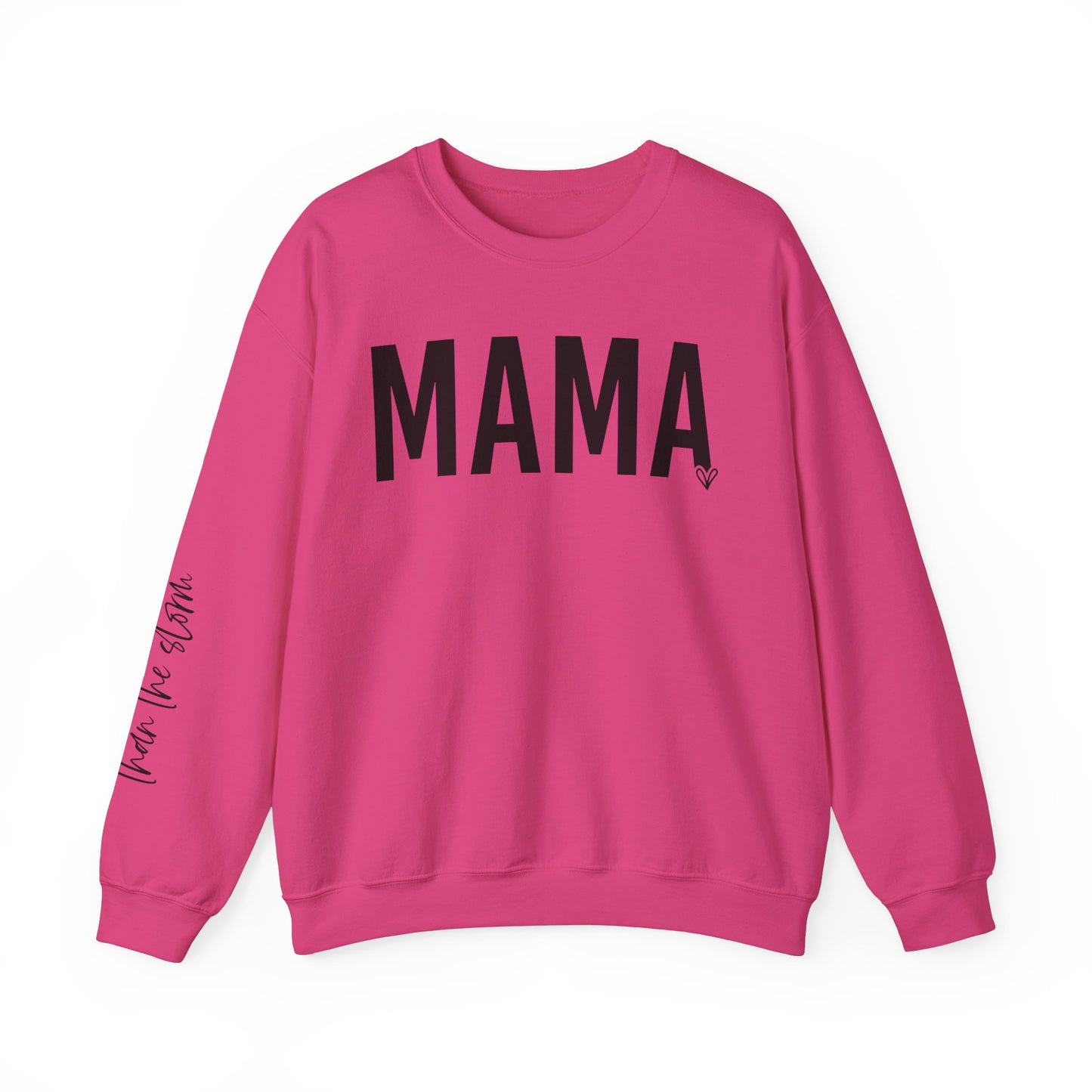 Mama Stronger Than The Storm Sleeve Heavy Blend™ Crewneck Sweatshirt