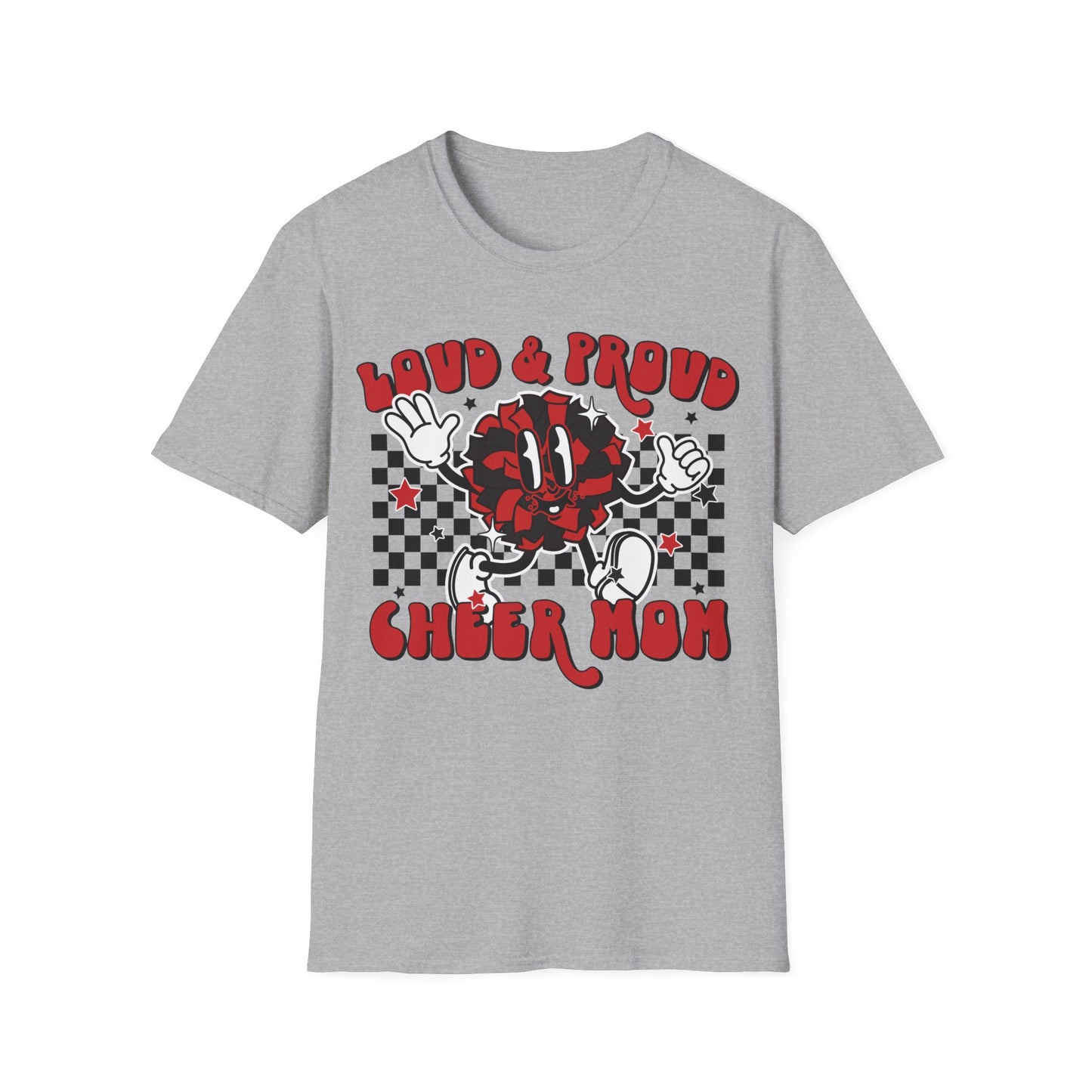 Loud Proud Cheer Mom Softstyle T-Shirt