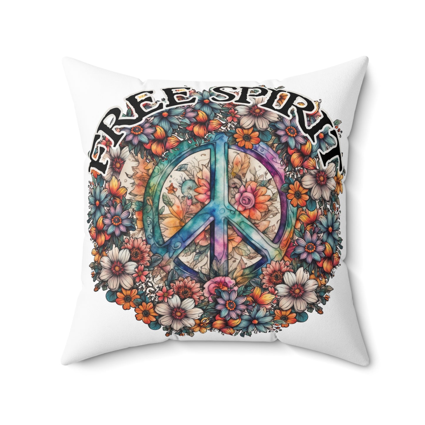 Free Spirit Spun Polyester Square Pillow