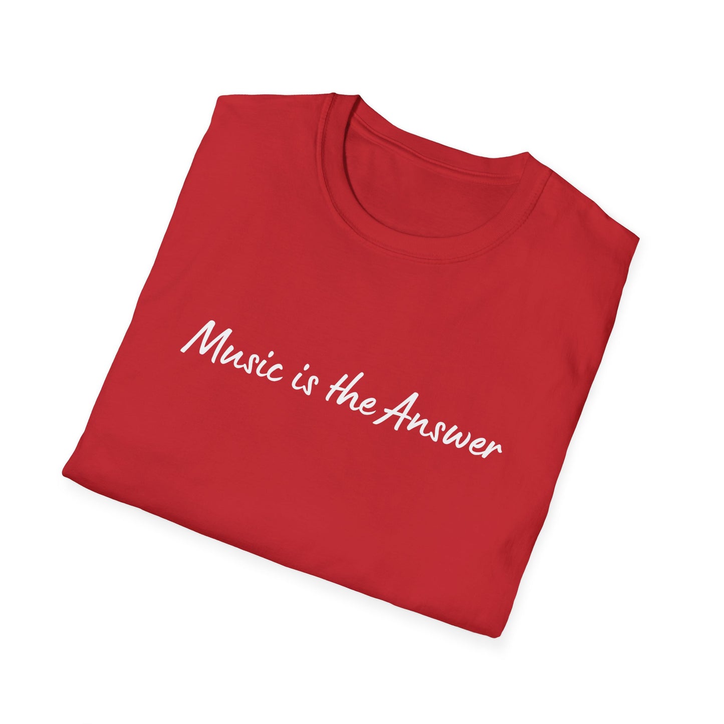 Music Is The Answer Softstyle T-Shirt