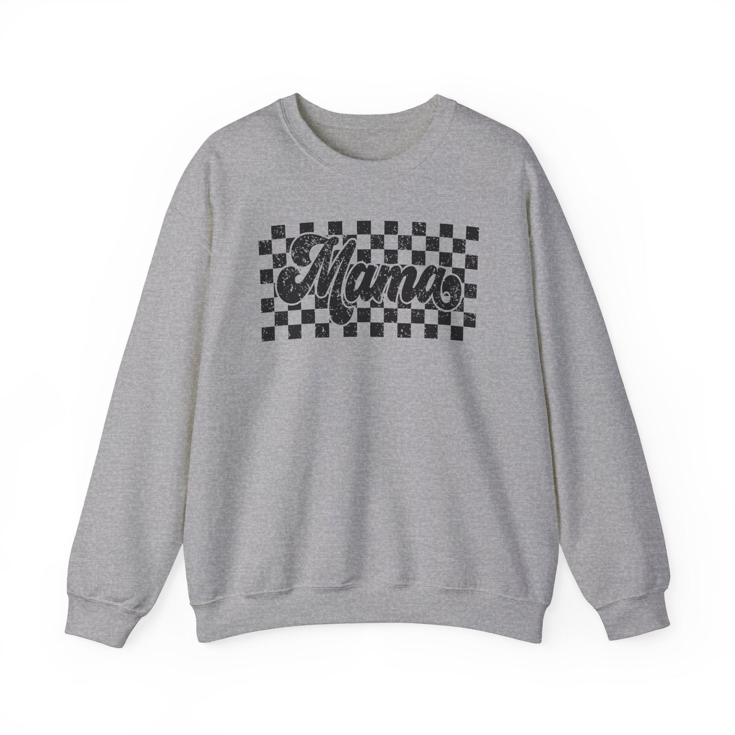 Checkered Mama Heavy Blend™ Crewneck Sweatshirt
