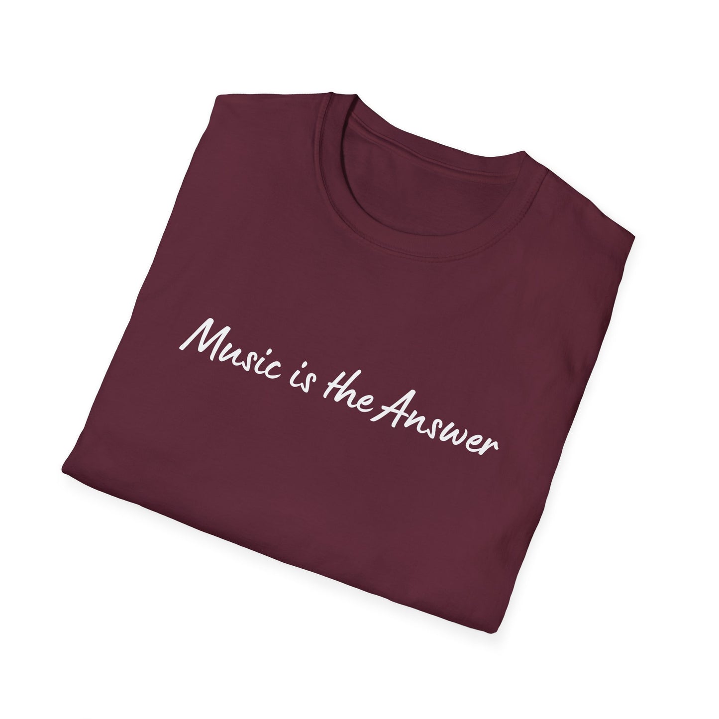 Music Is The Answer Softstyle T-Shirt