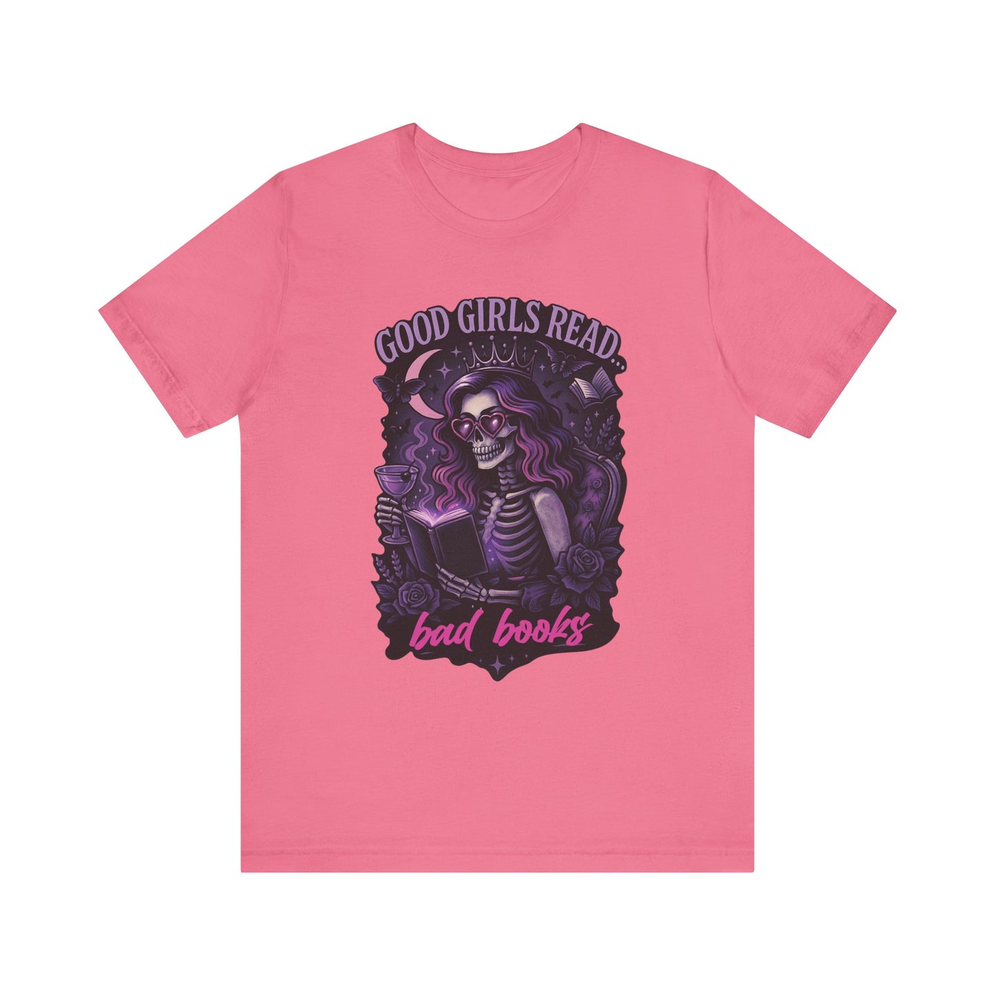 Good Girls Read Bad Books Jersey Short Sleeve Tee