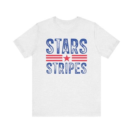 Stars Stripes Jersey Short Sleeve Tee