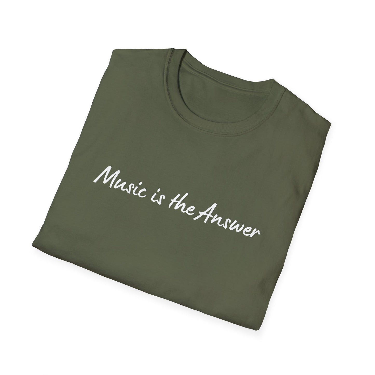 Music Is The Answer Softstyle T-Shirt
