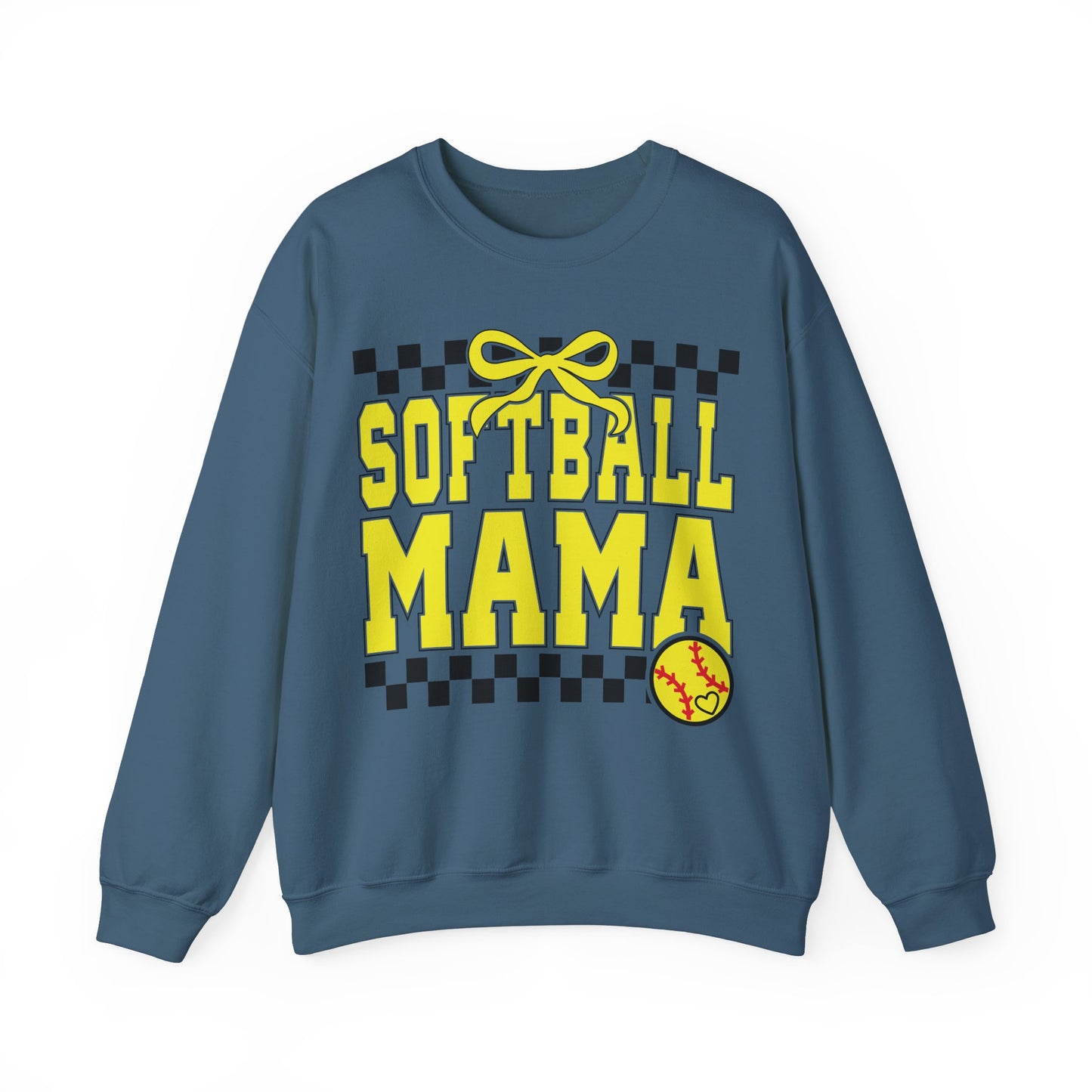 Softball Mama Heavy Blend™ Crewneck Sweatshirt
