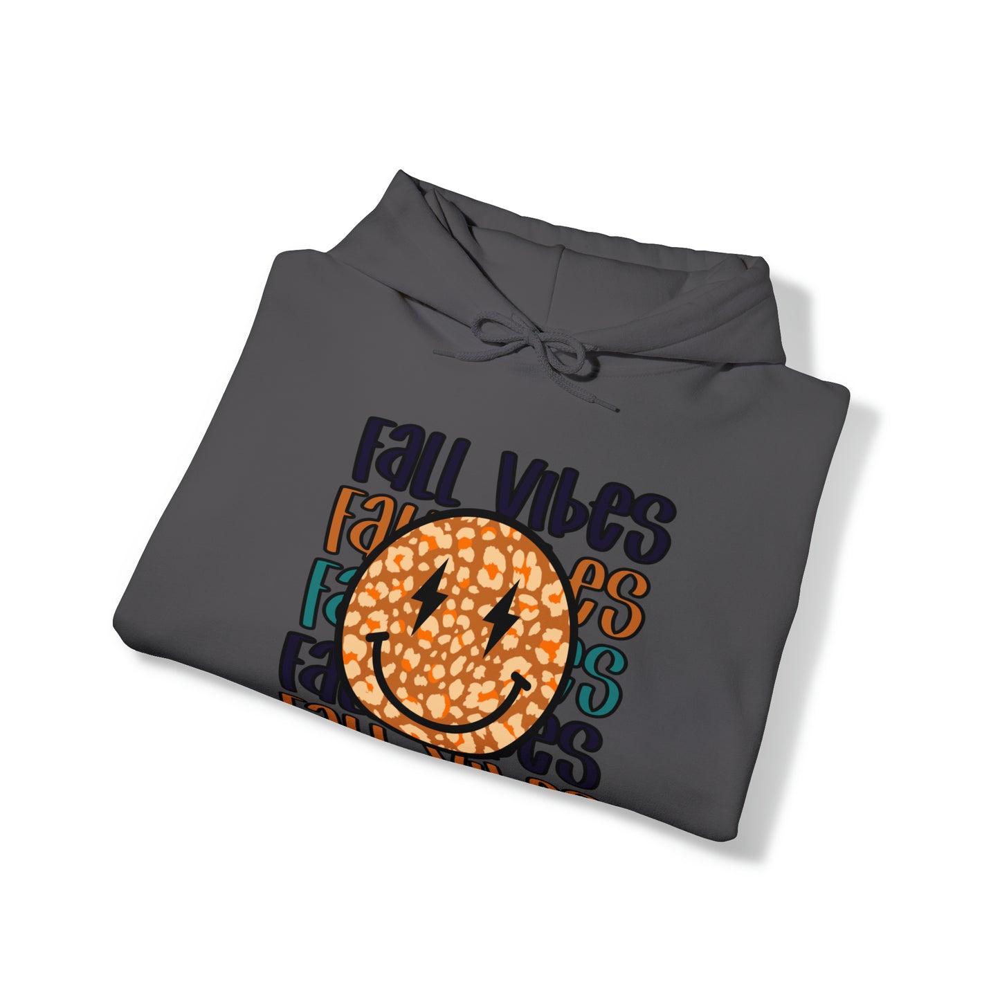 Fall Vibes Smile Heavy Blend™ Hooded Sweatshirt