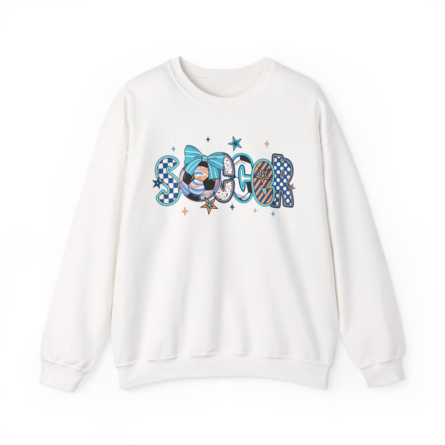 Doodle Soccer Heavy Blend™ Crewneck Sweatshirt