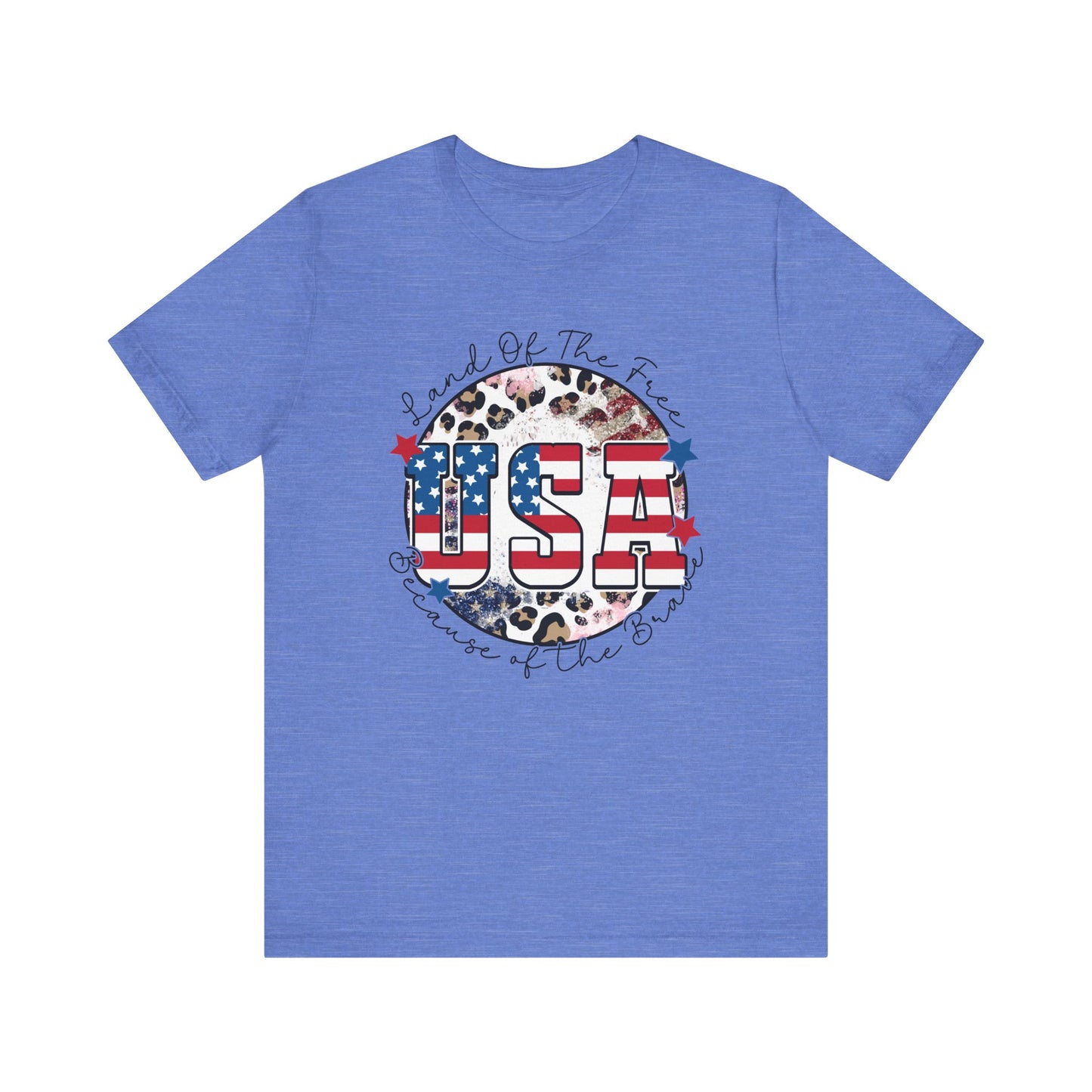 Land Of The Free Jersey Short Sleeve Tee