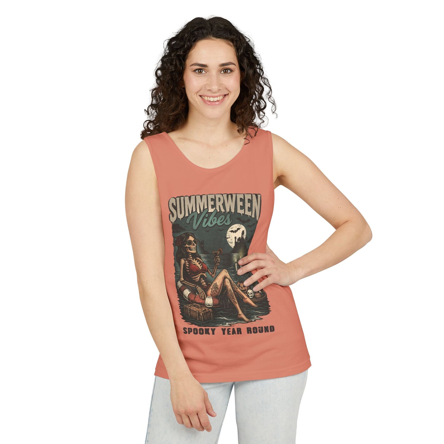 Summerween Garment-Dyed Tank Top