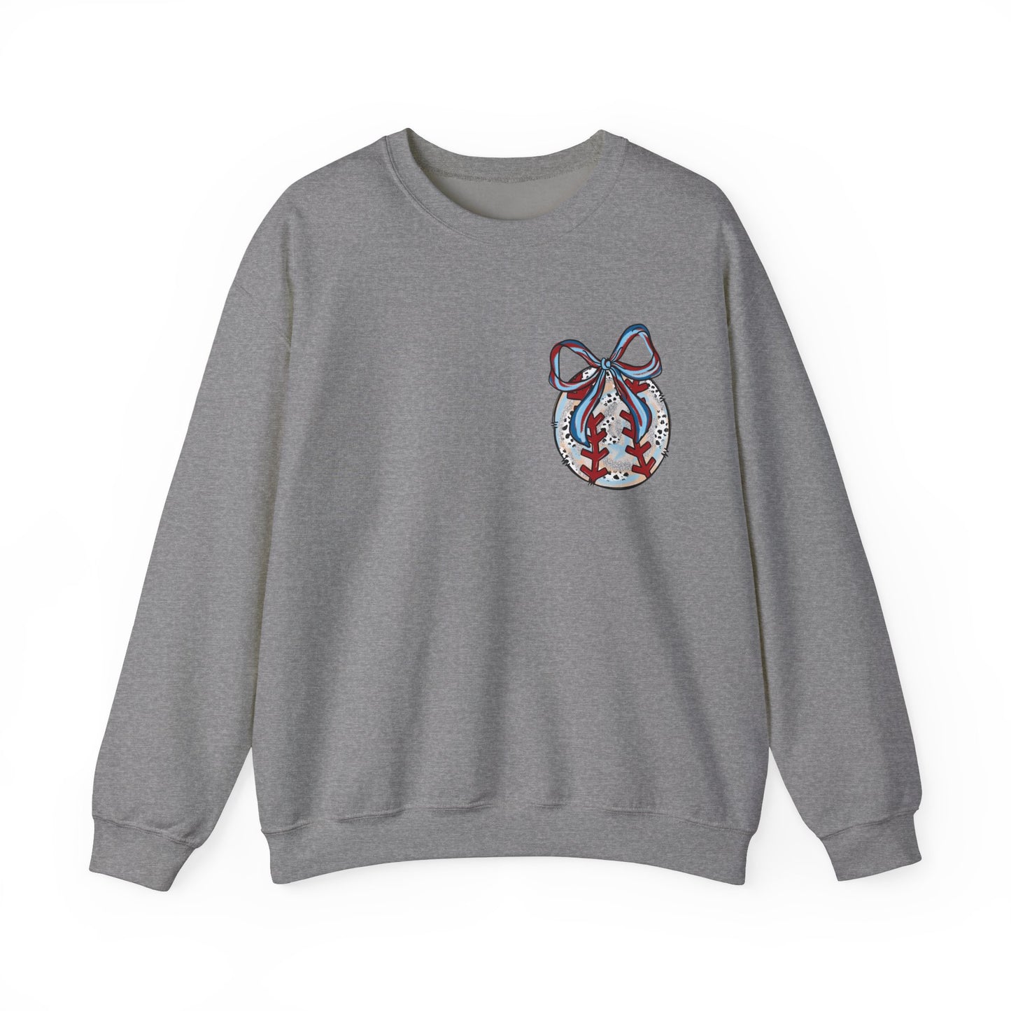Doodle Baseball Pocket Heavy Blend™ Crewneck Sweatshirt