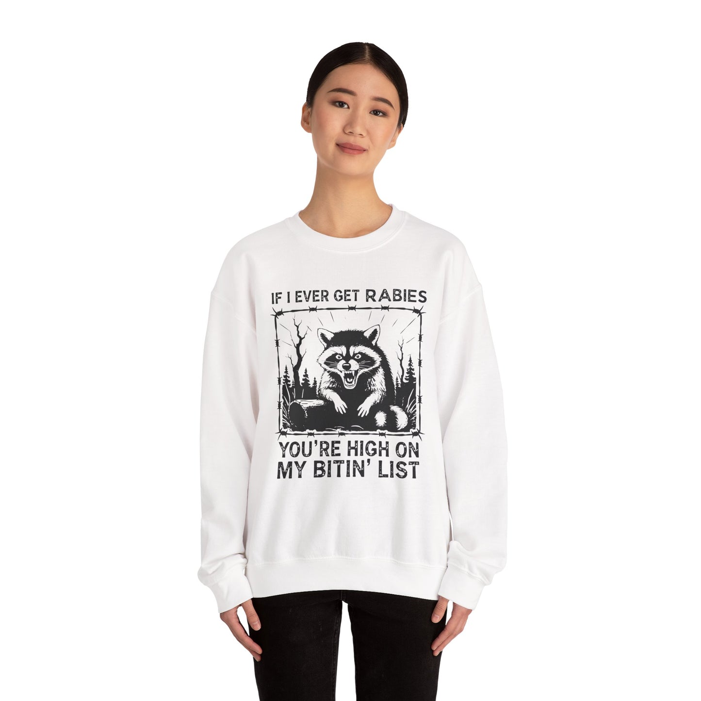 High On My Bitin List Heavy Blend™ Crewneck Sweatshirt