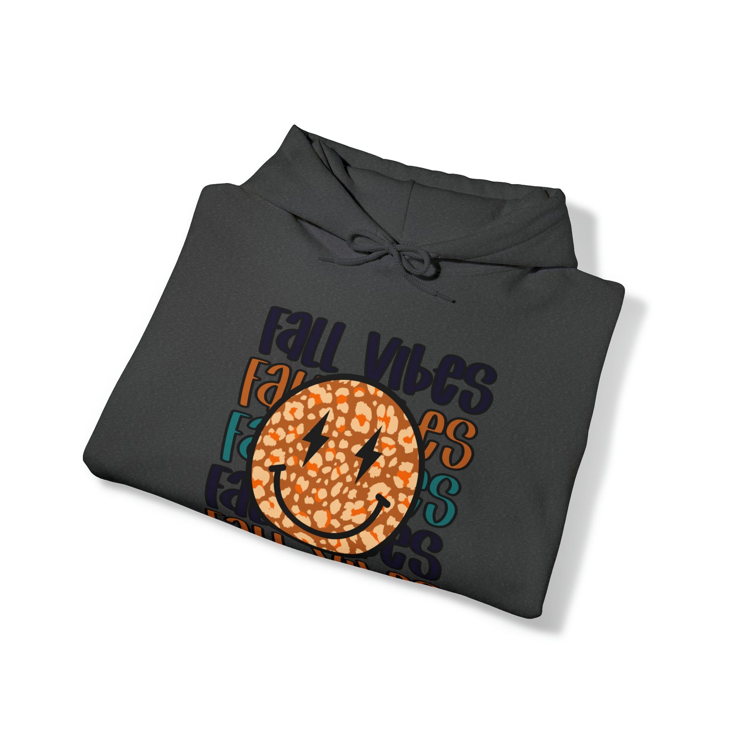 Fall Vibes Smile Heavy Blend™ Hooded Sweatshirt