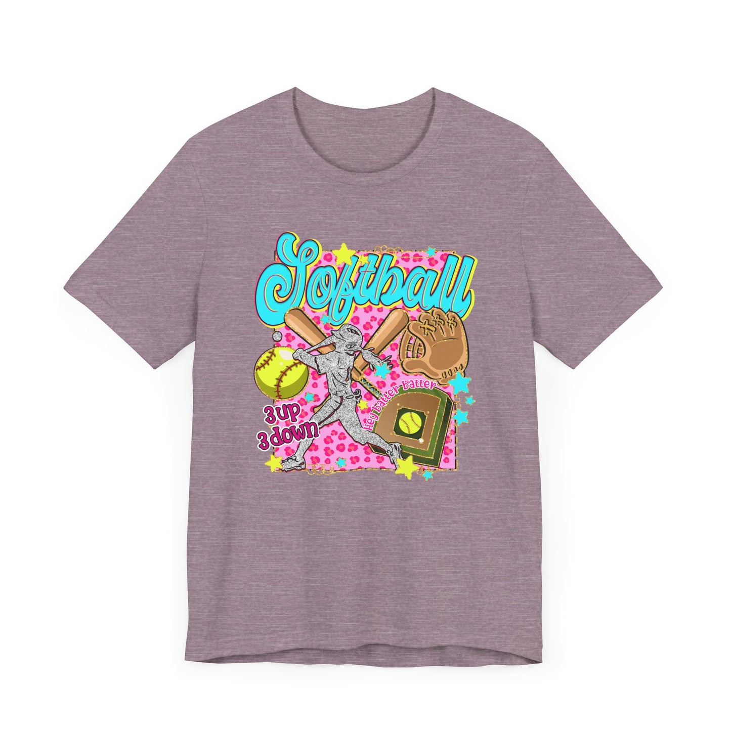 Retro Softball Jersey Short Sleeve Tee