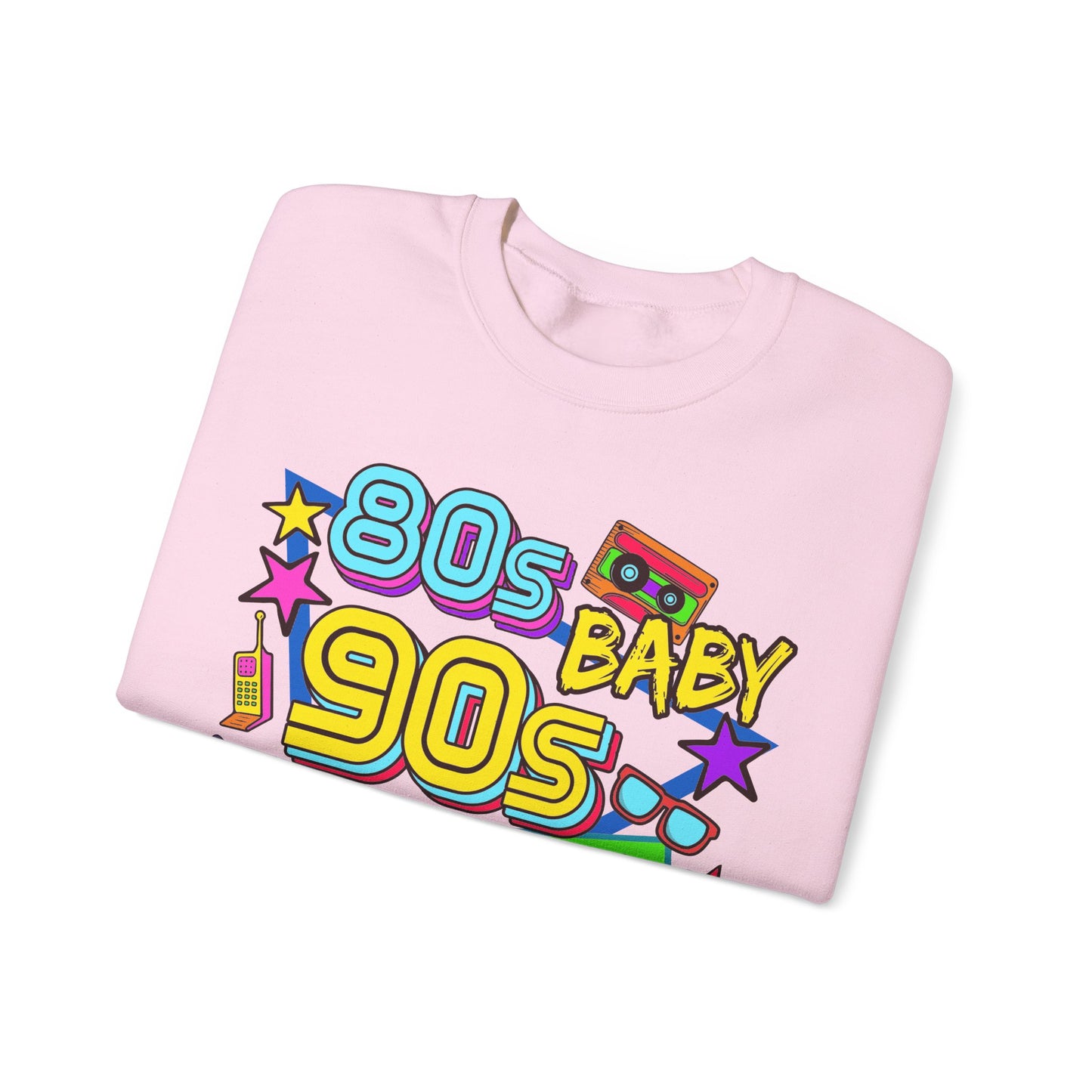 80s Baby 90s Made Me Heavy Blend™ Crewneck Sweatshirt