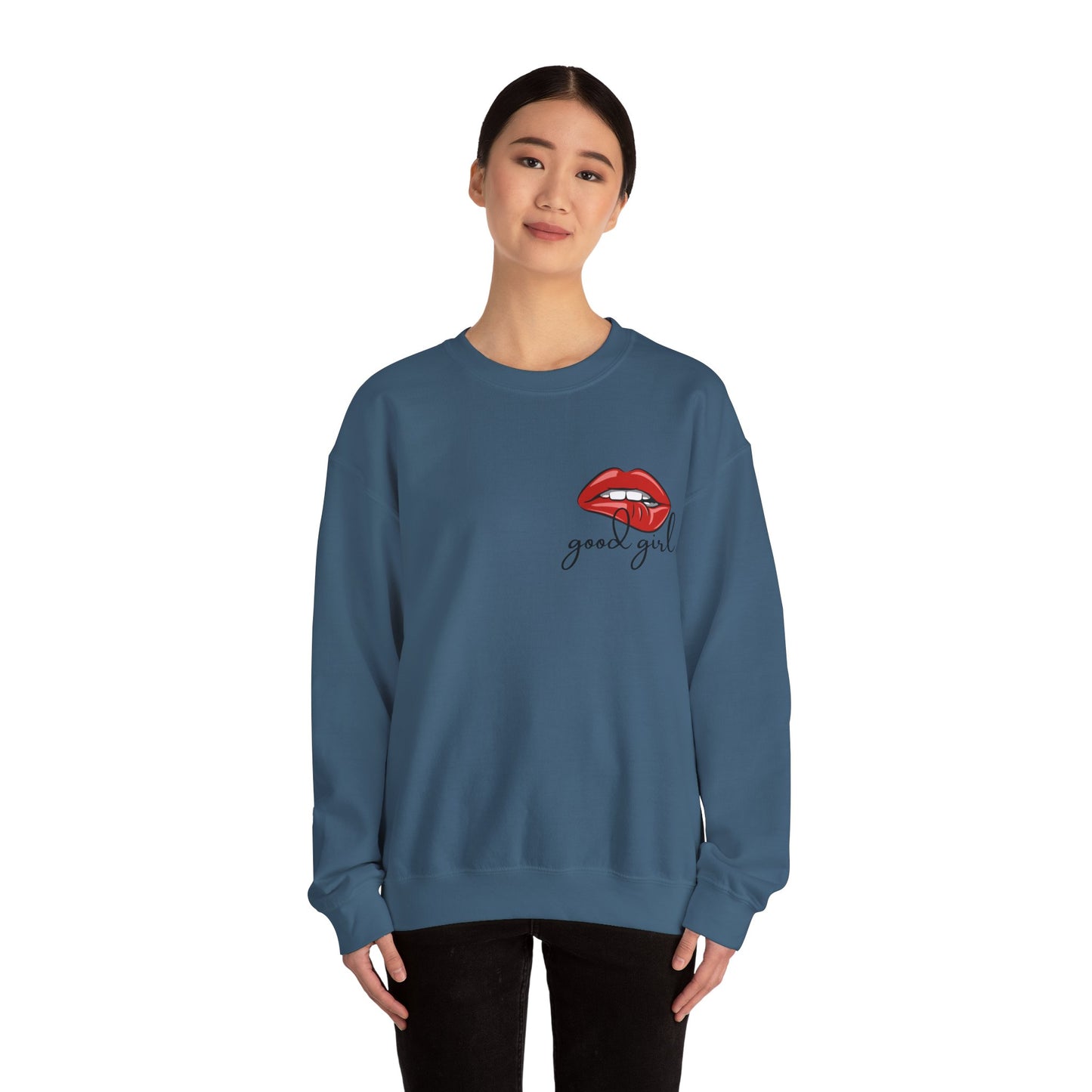 Good Girl Pocket Heavy Blend™ Crewneck Sweatshirt