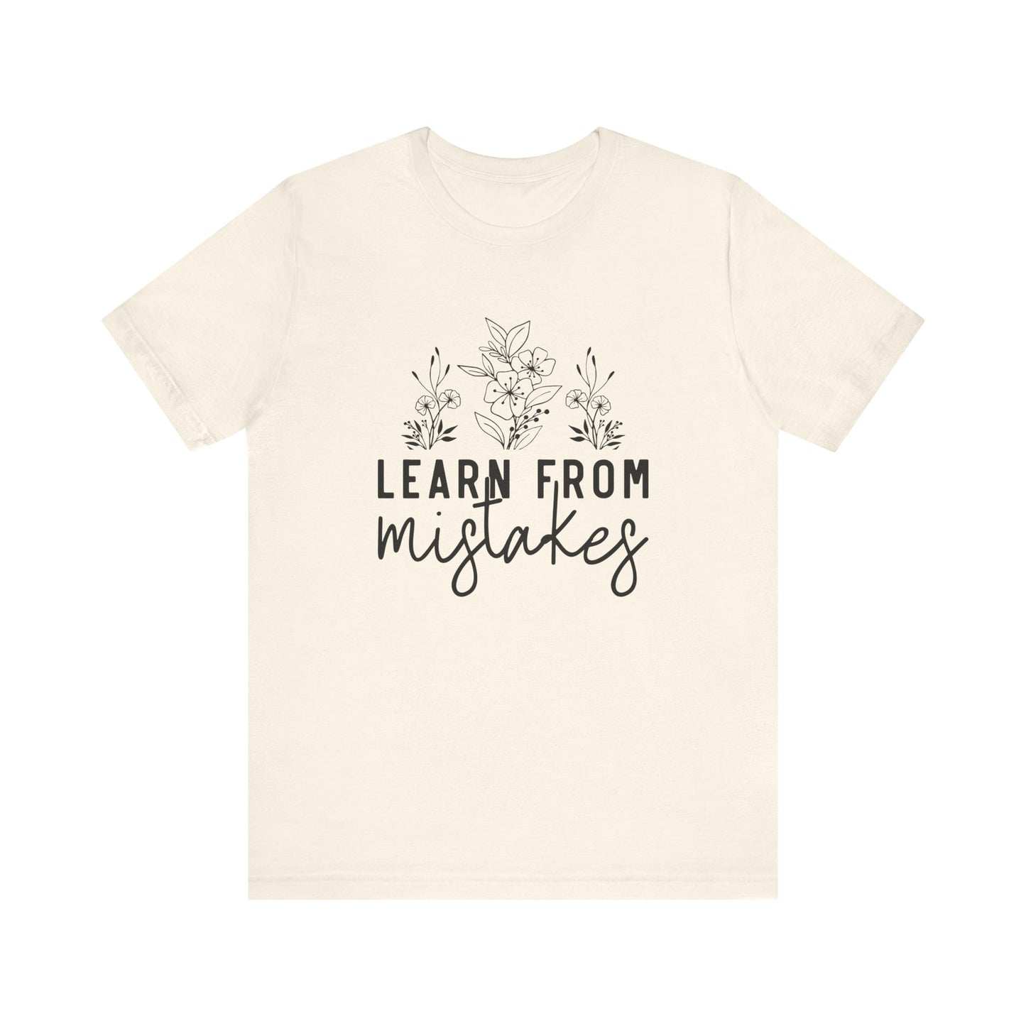Learn From Mistakes Jersey Short Sleeve Tee
