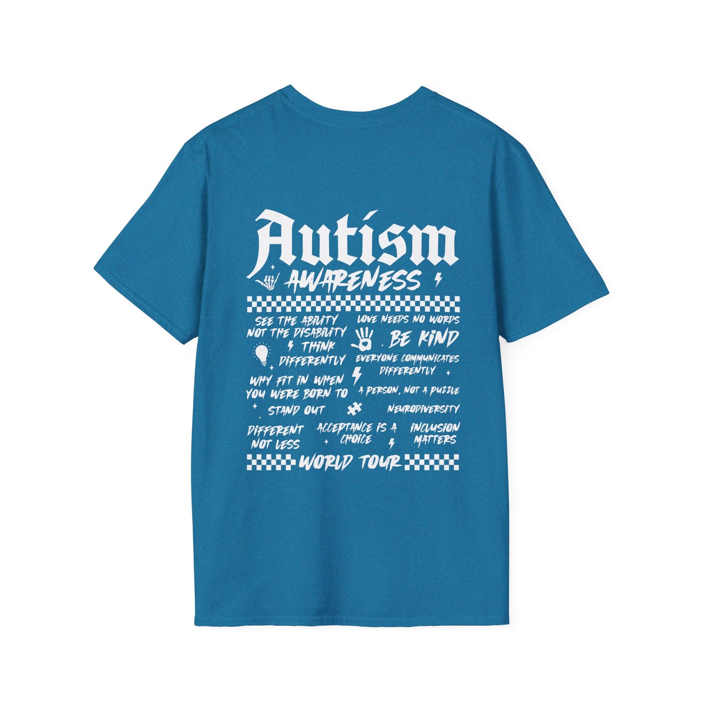 Autism World Tour F/B Softstyle T-Shirt