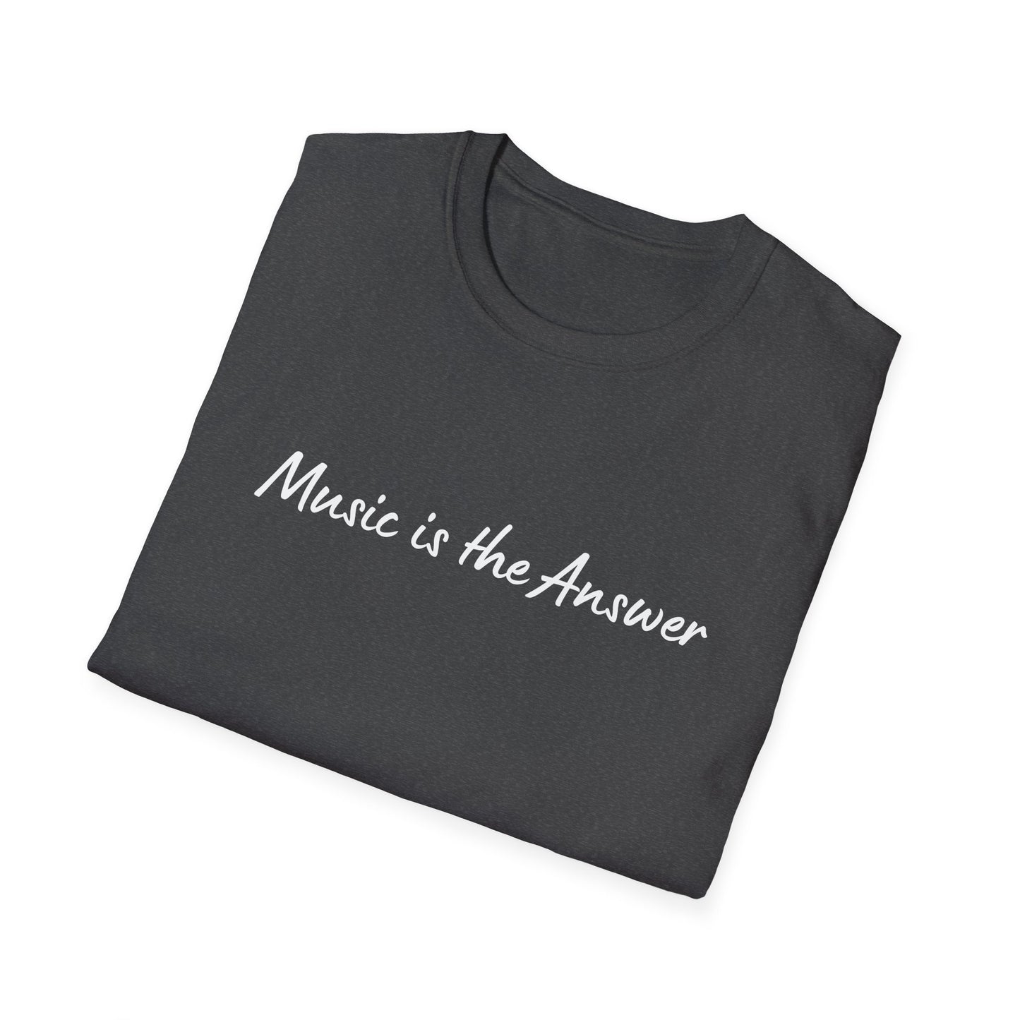 Music Is The Answer Softstyle T-Shirt