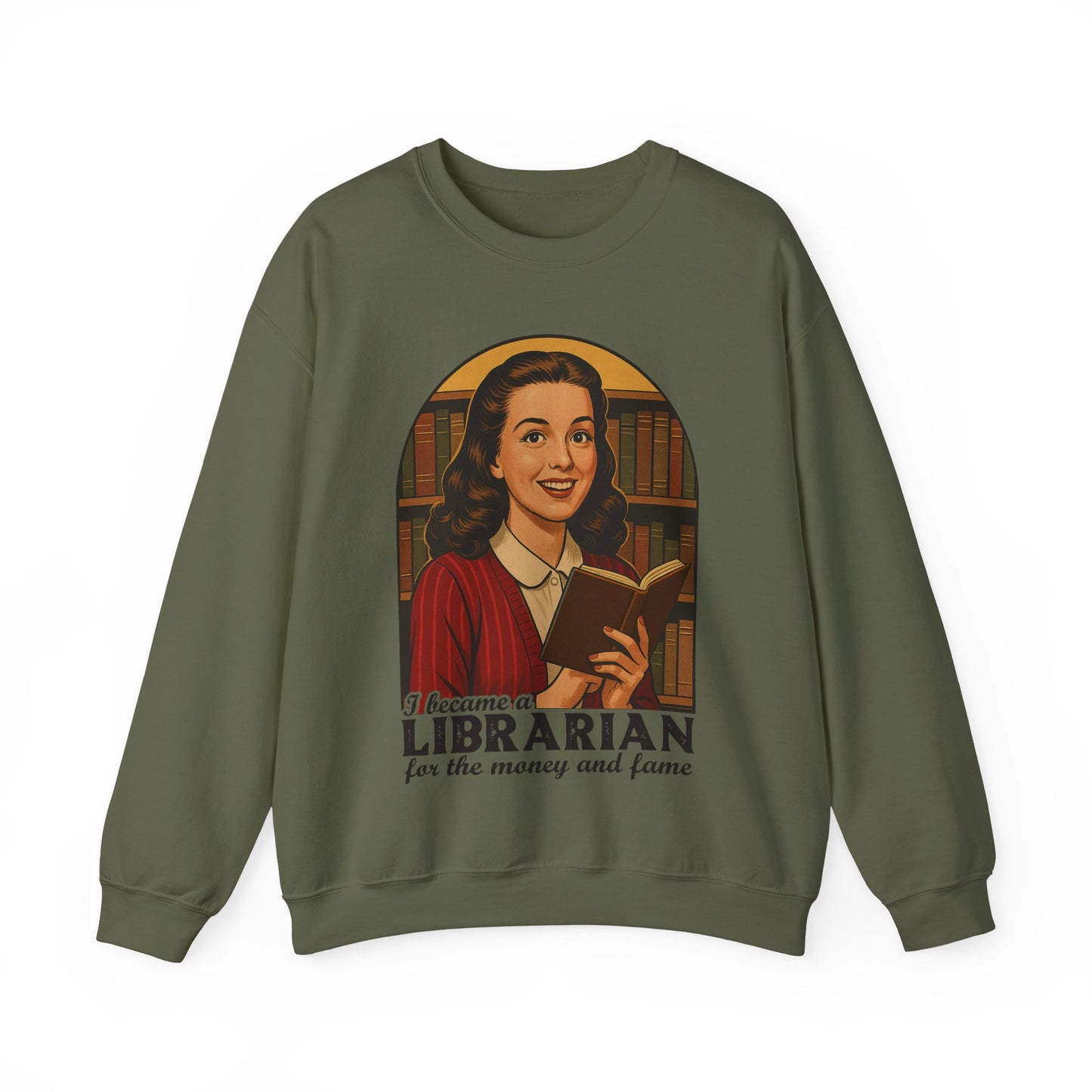 Librarian Heavy Blend™ Crewneck Sweatshirt