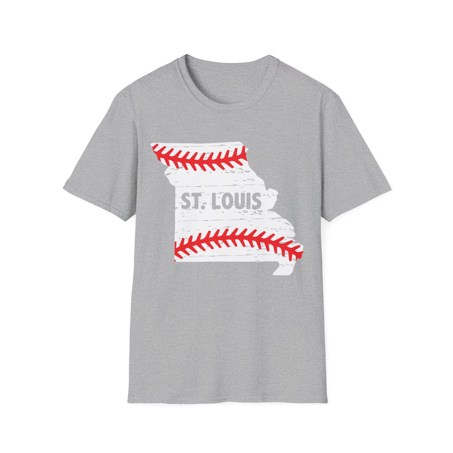 St Louis Baseball State Softstyle T-Shirt