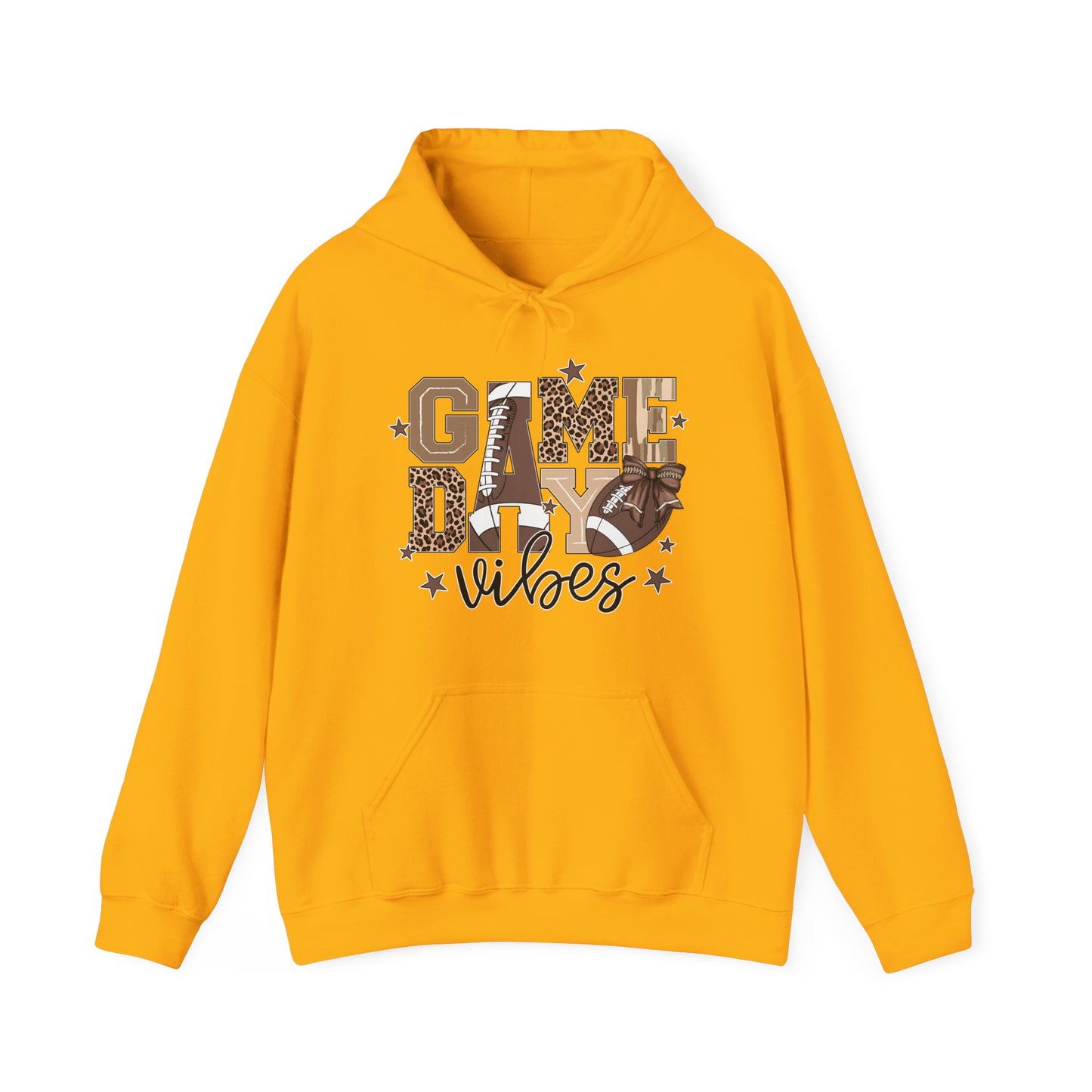 Football Game Day Vibes  Heavy Blend™ Hooded Sweatshirt