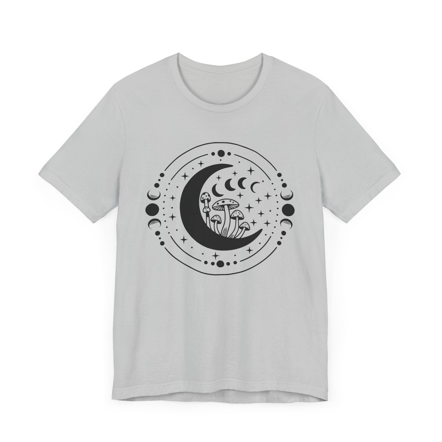 Moon and Mushroom Jersey Short Sleeve Tee
