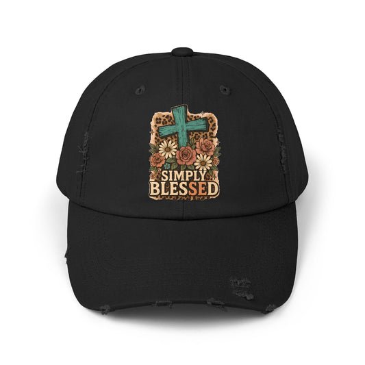Simply Blessed Distressed Cap