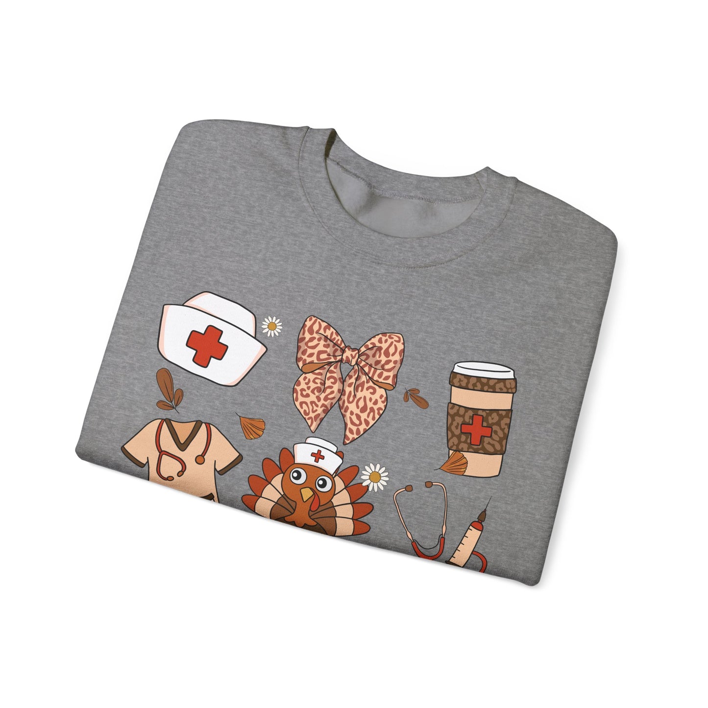 Nurse Turkey Heavy Blend™ Crewneck Sweatshirt