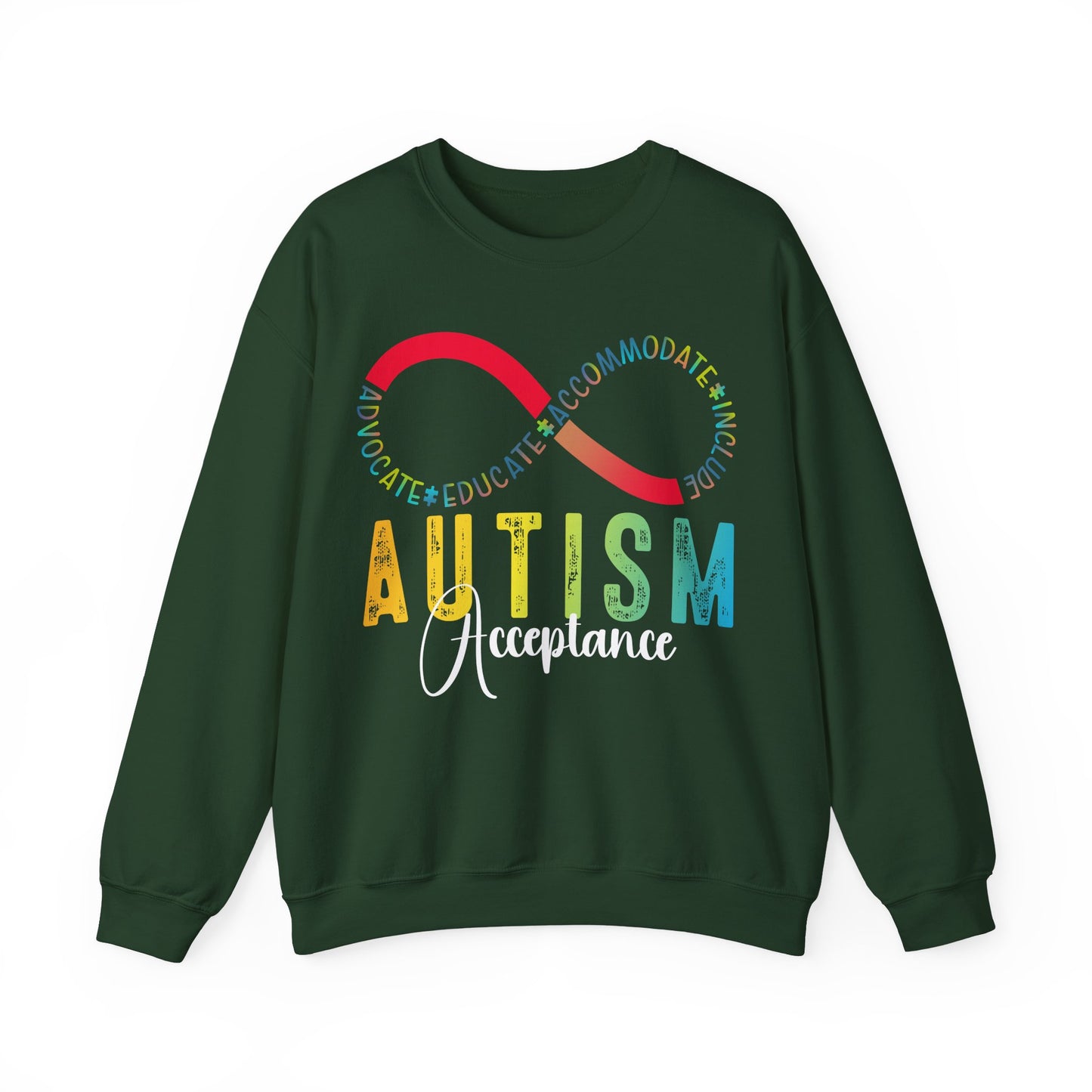 Autism Acceptance Heavy Blend™ Crewneck Sweatshirt
