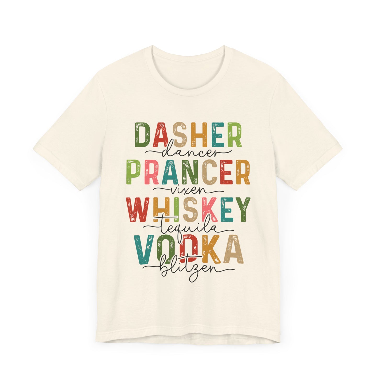 Reindeer/ Liquor Jersey Short Sleeve Tee