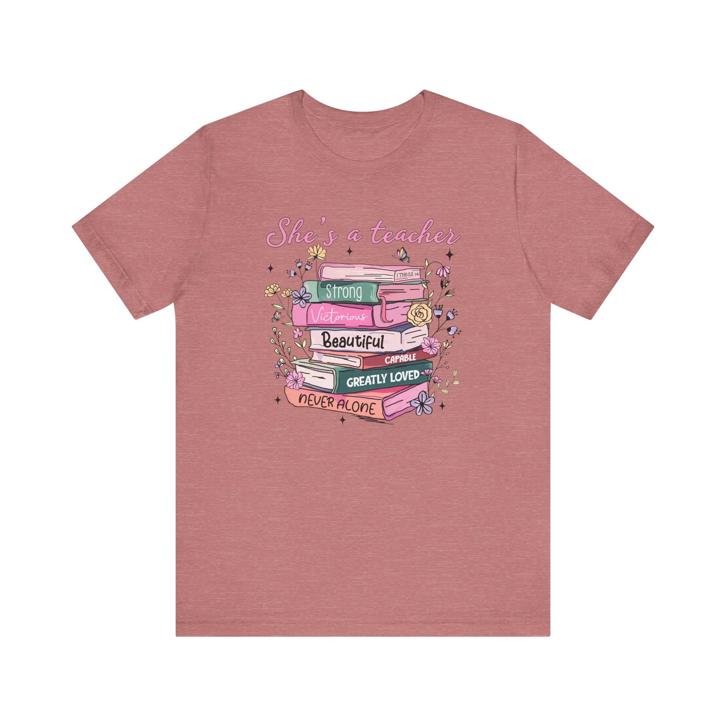 She’s A Teacher Jersey Short Sleeve Tee