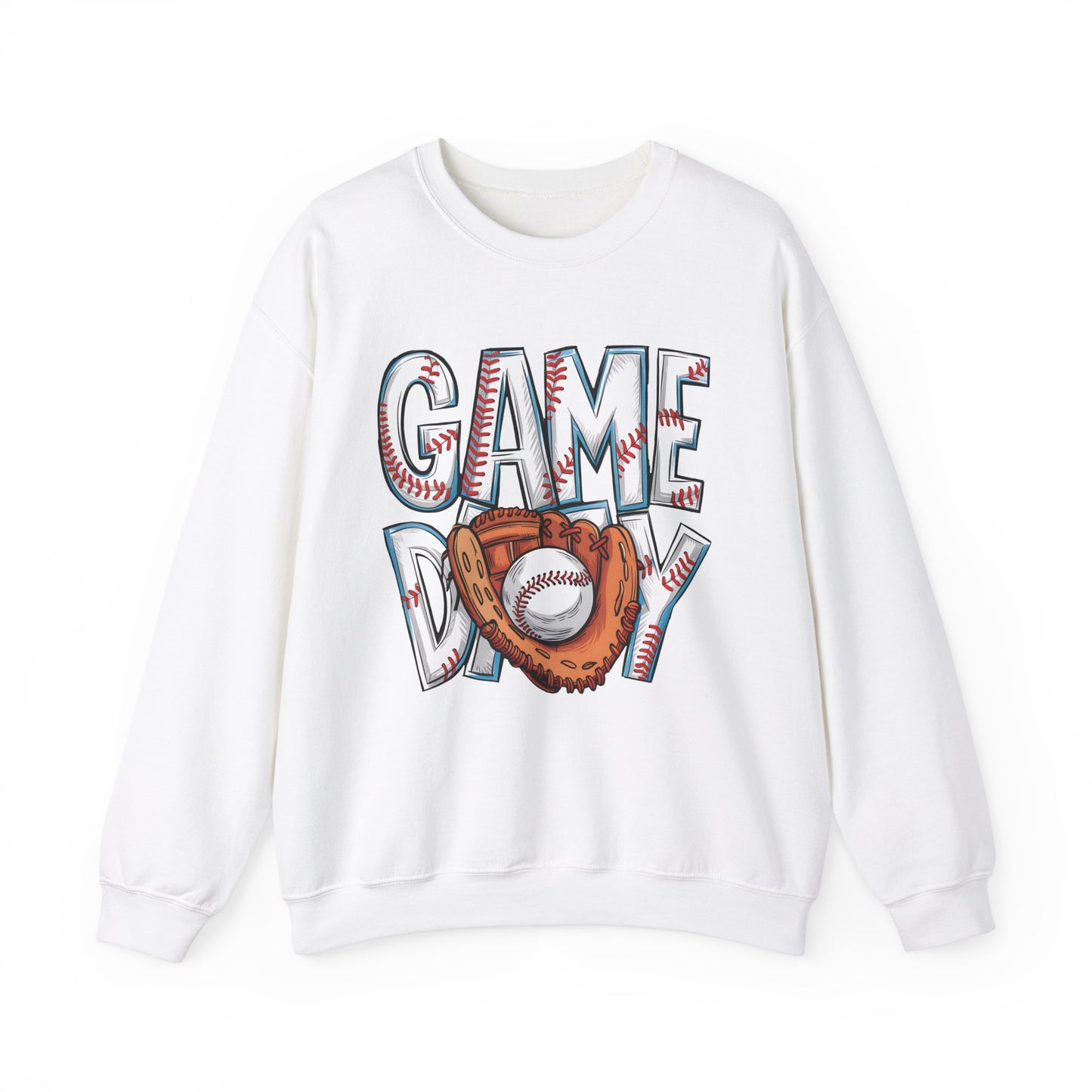 Baseball Game Day Heavy Blend™ Crewneck Sweatshirt