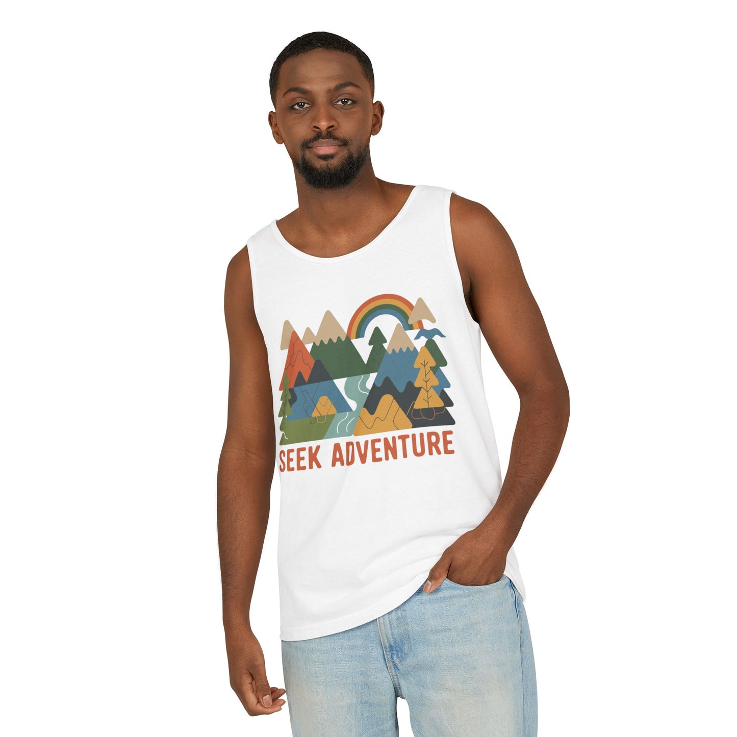 Seek Adventure Garment-Dyed Tank Top